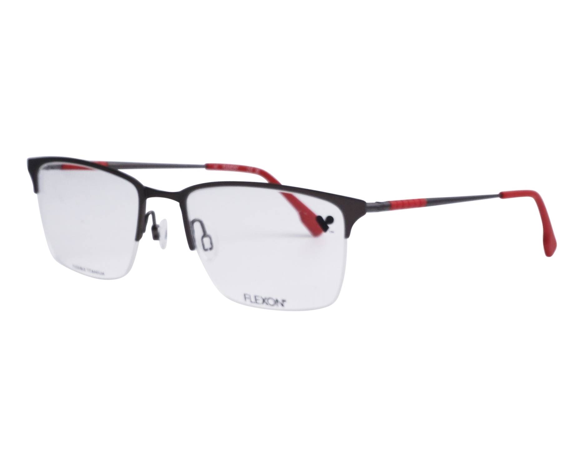 Flexon E1130 072 55-20 grau rot 360-Grad-Ansicht 1