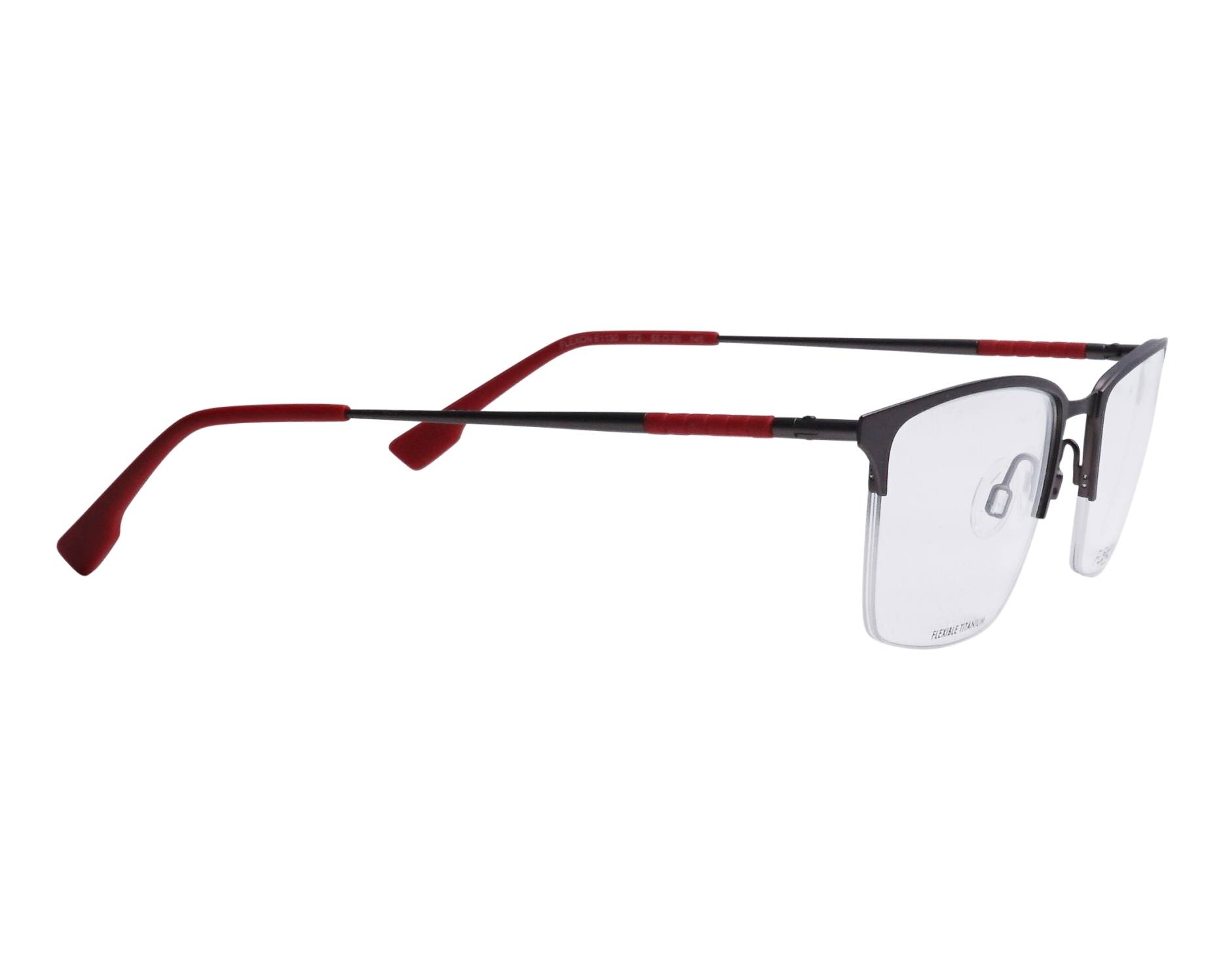 Flexon E1130 072 55-20 grau rot 360-Grad-Ansicht 3