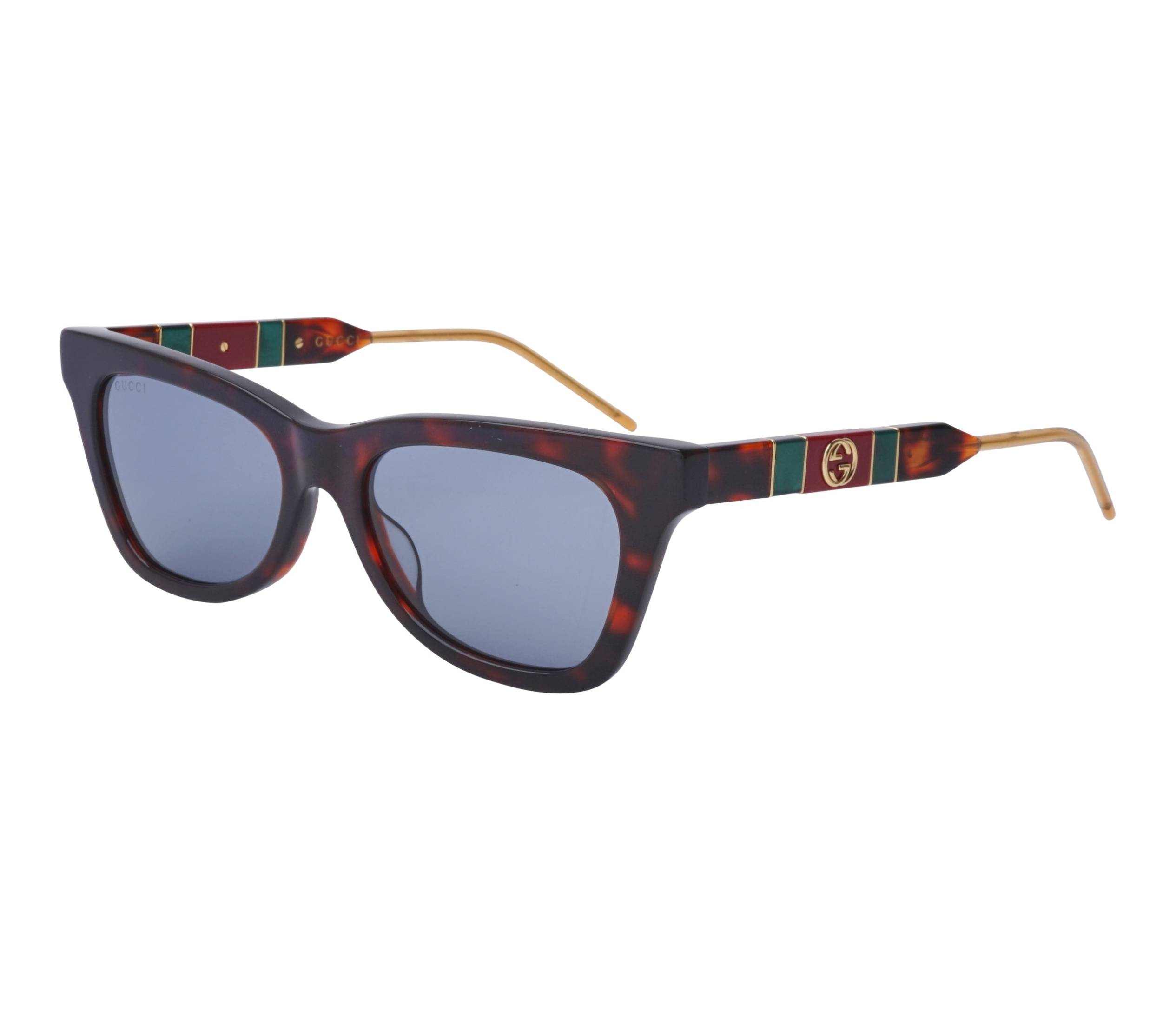 Gucci GG-0598-S 002 53-18 Havane  Profilansicht