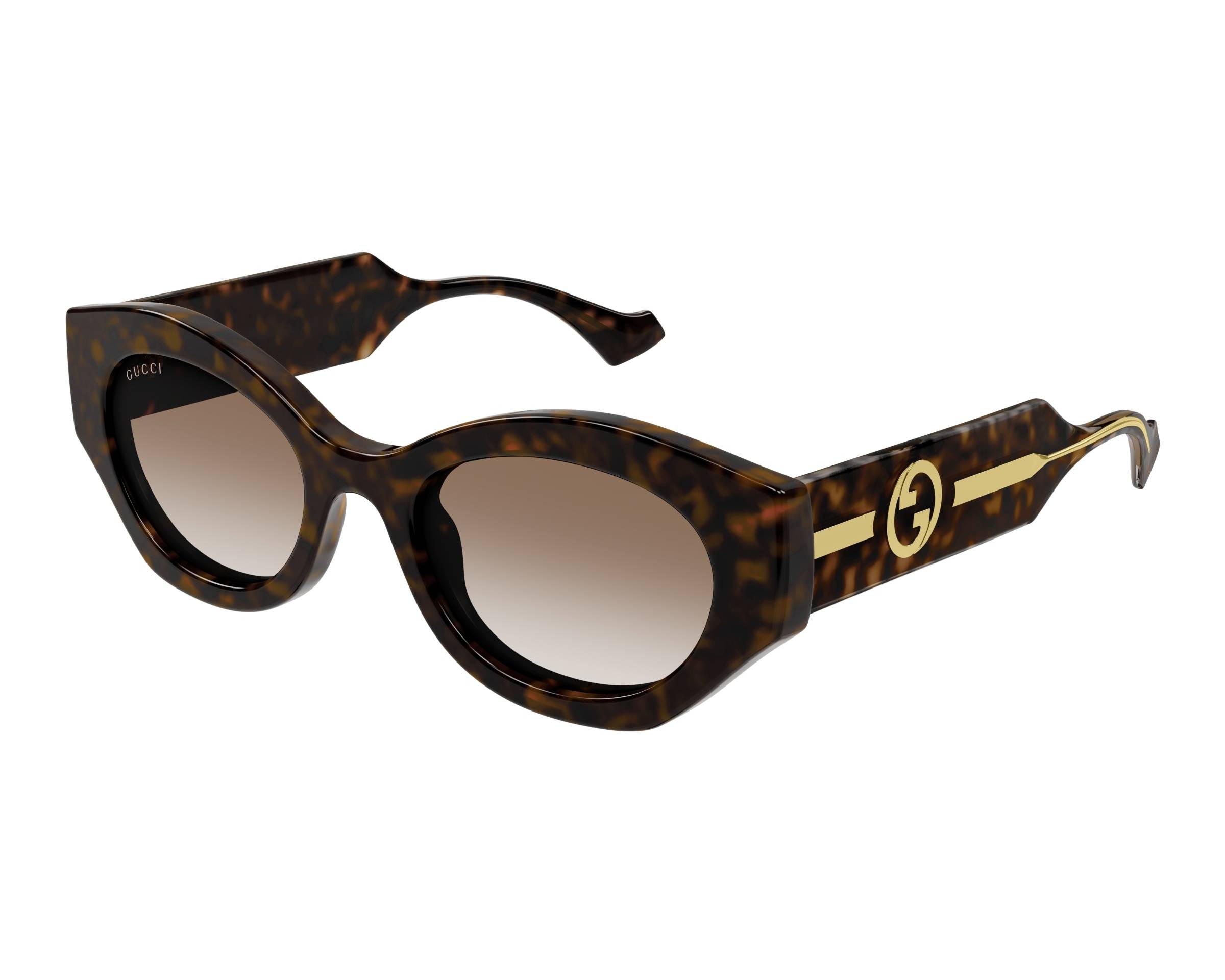 Gucci GG1553S 002 52-21 havana  Seitenansicht