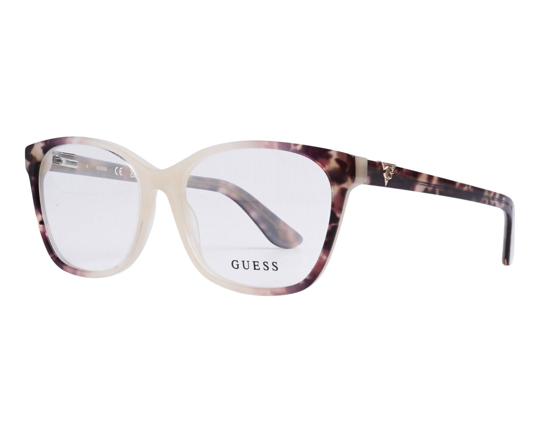 Guess GU-2949 025 53-15 elfenbeinfarben havana-honig Profilansicht