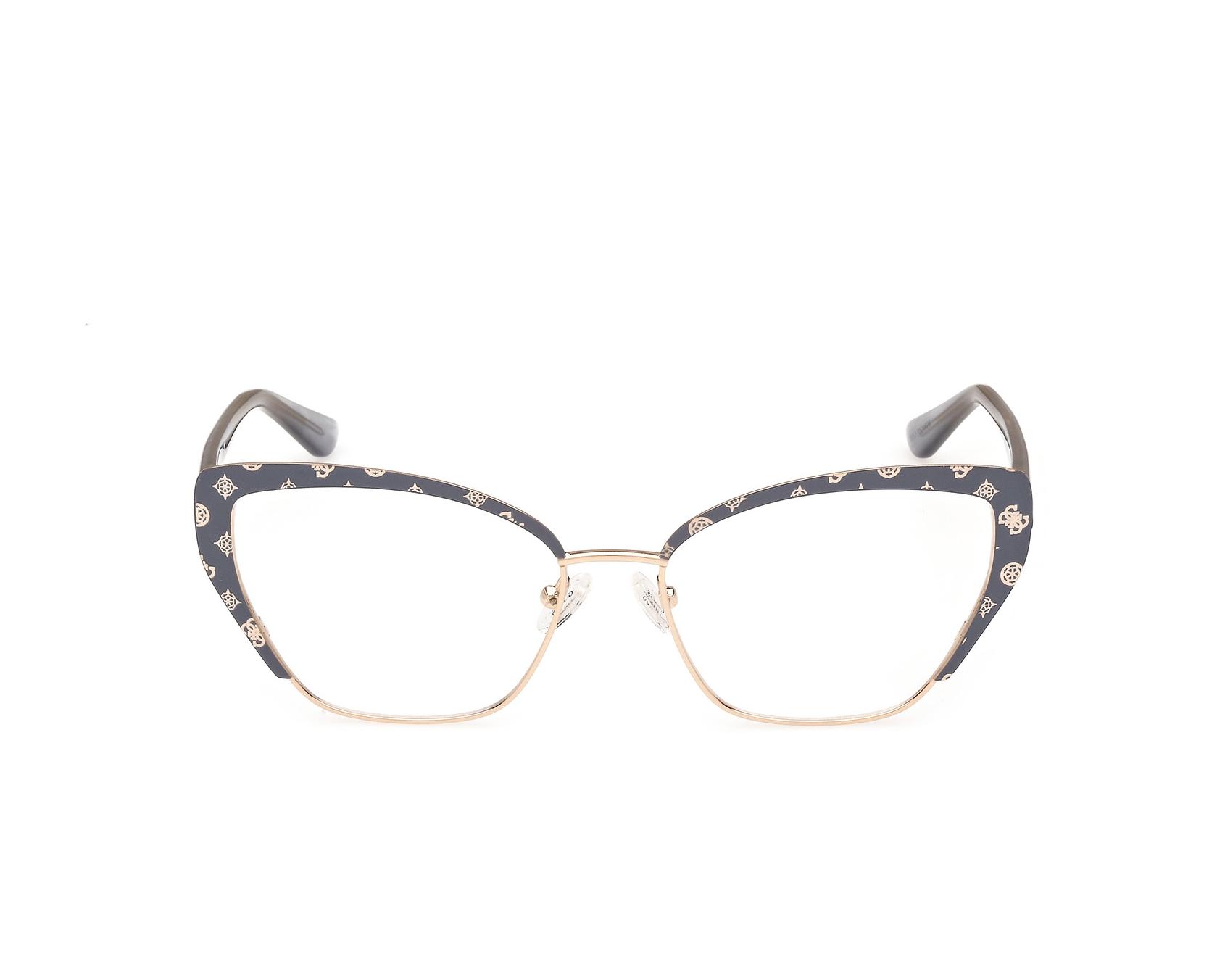 GUESS Montatura Occhiali Da Vista Donna Mod. GU50121, Colore 020 Matte Grey, Misura 53/16/145, Design Moderno E Leggero