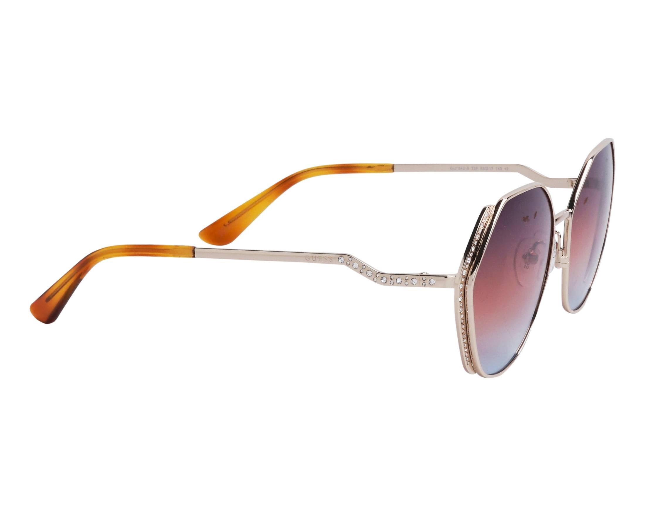 Guess GU7842S 33F 58-17 gold honig Seitenansicht