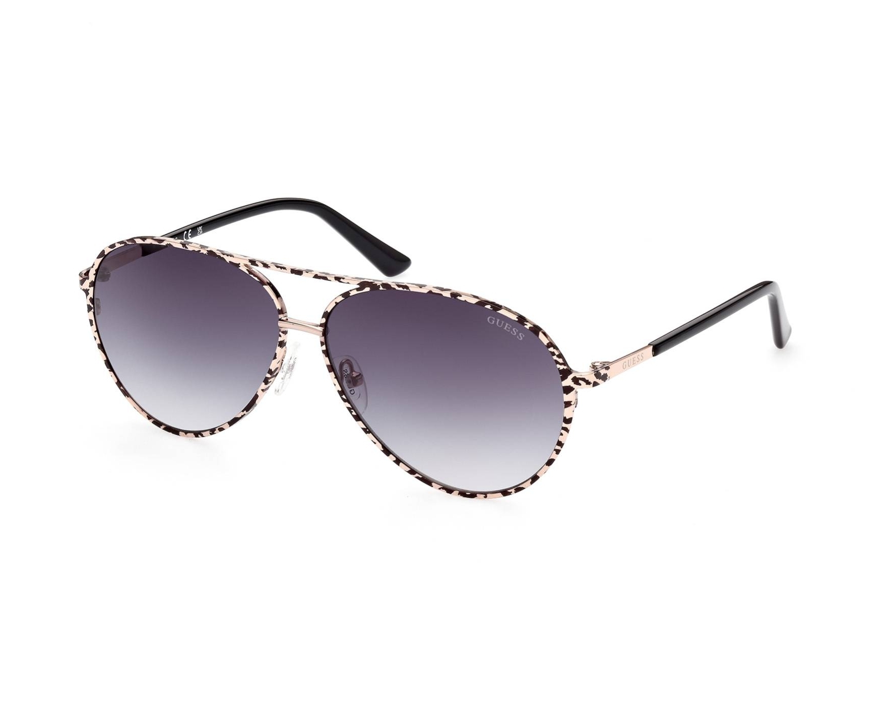 Guess GU-7847 28B 60-11 leopardenfarben schwarz Profilansicht
