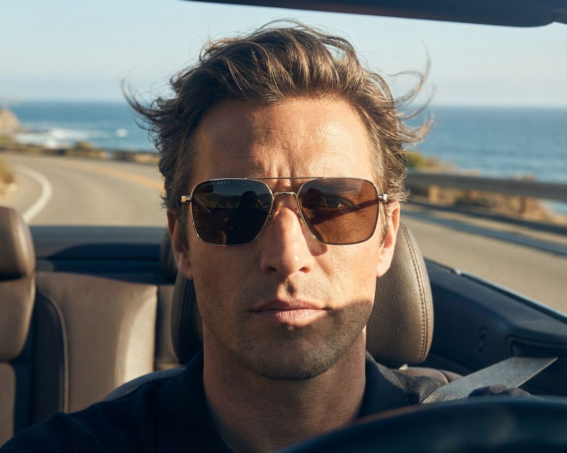 Hugo Boss BOSS-1045-S-IT 00070 58-17 roségold braun andere Ansicht