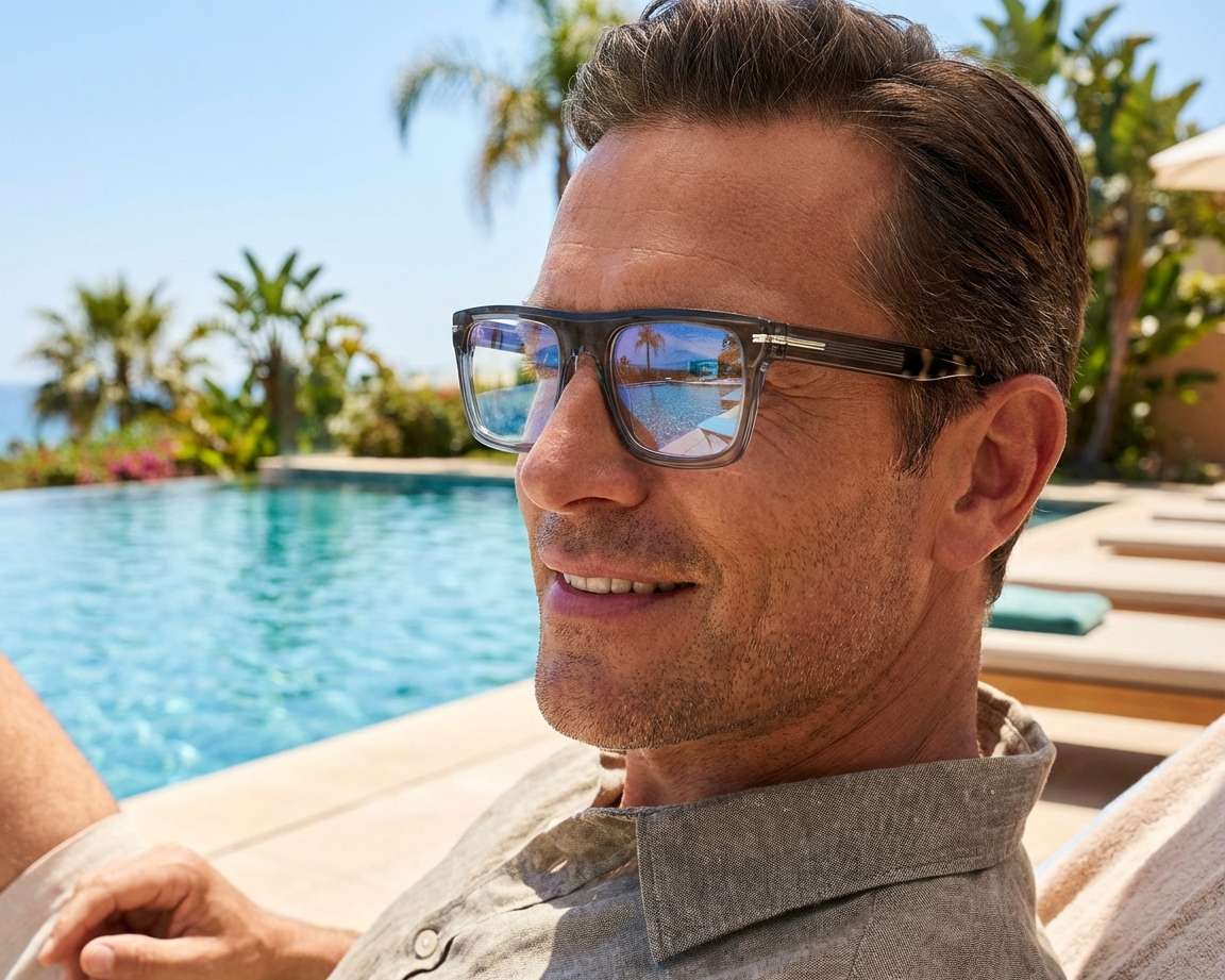 Hugo Boss BOSS-1597 ACI 52-20 grau  360-Grad-Ansicht 5