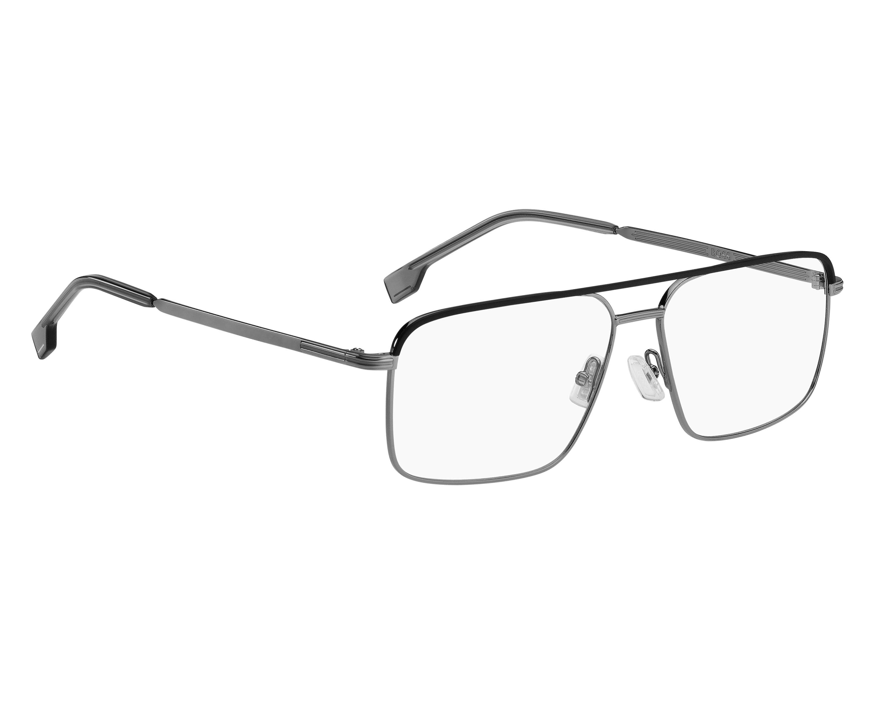 Hugo Boss BOSS-1606 V81 58-14 gun metall schwarz 360-Grad-Ansicht 2