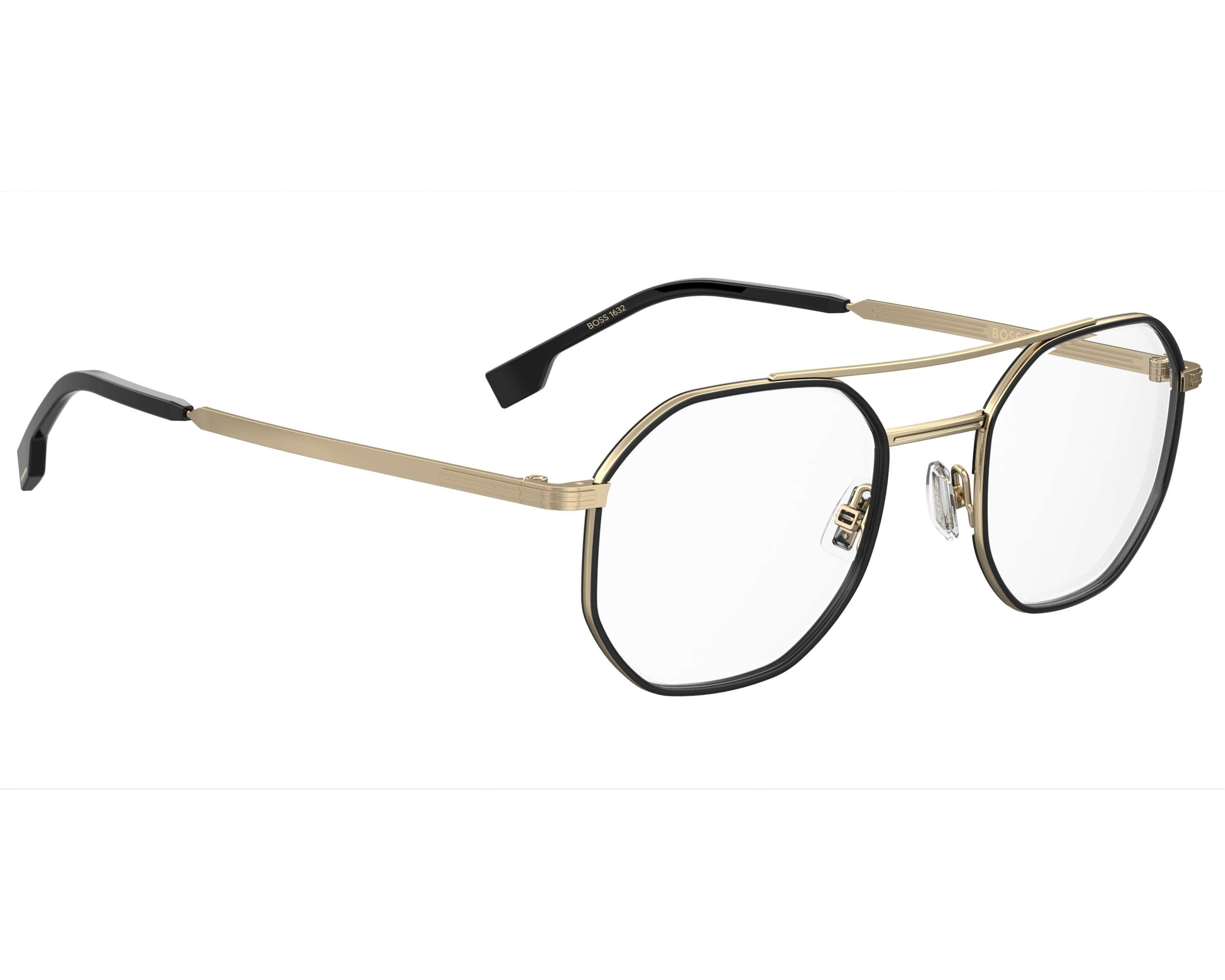 Hugo Boss BOSS-1632 RHL 50-22 gold schwarz 360-Grad-Ansicht 2