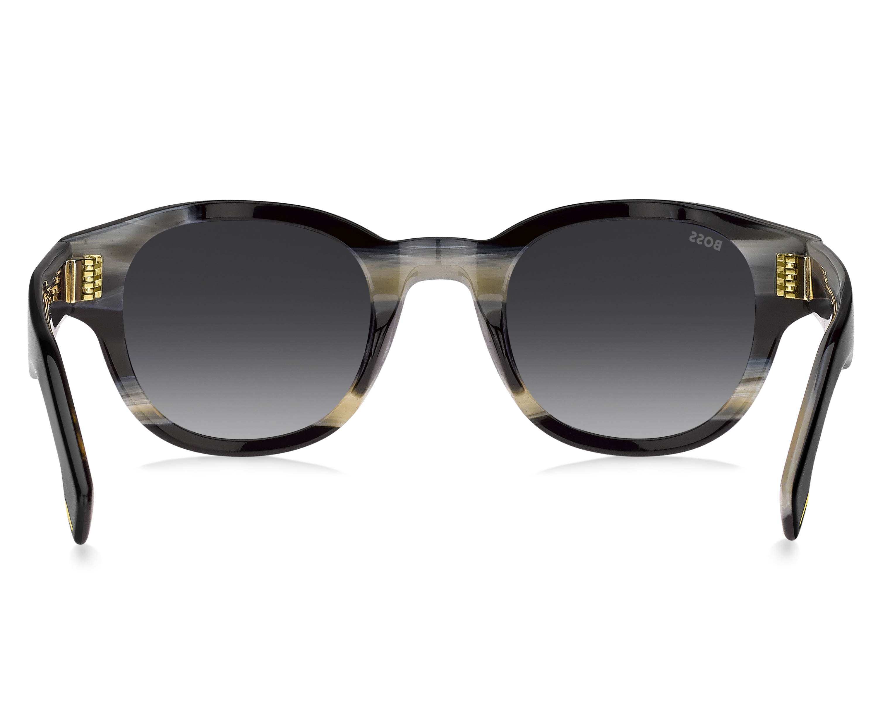 Hugo Boss BOSS-1717-S QF6/1I 48-24 schwarz weiß 360-Grad-Ansicht 1