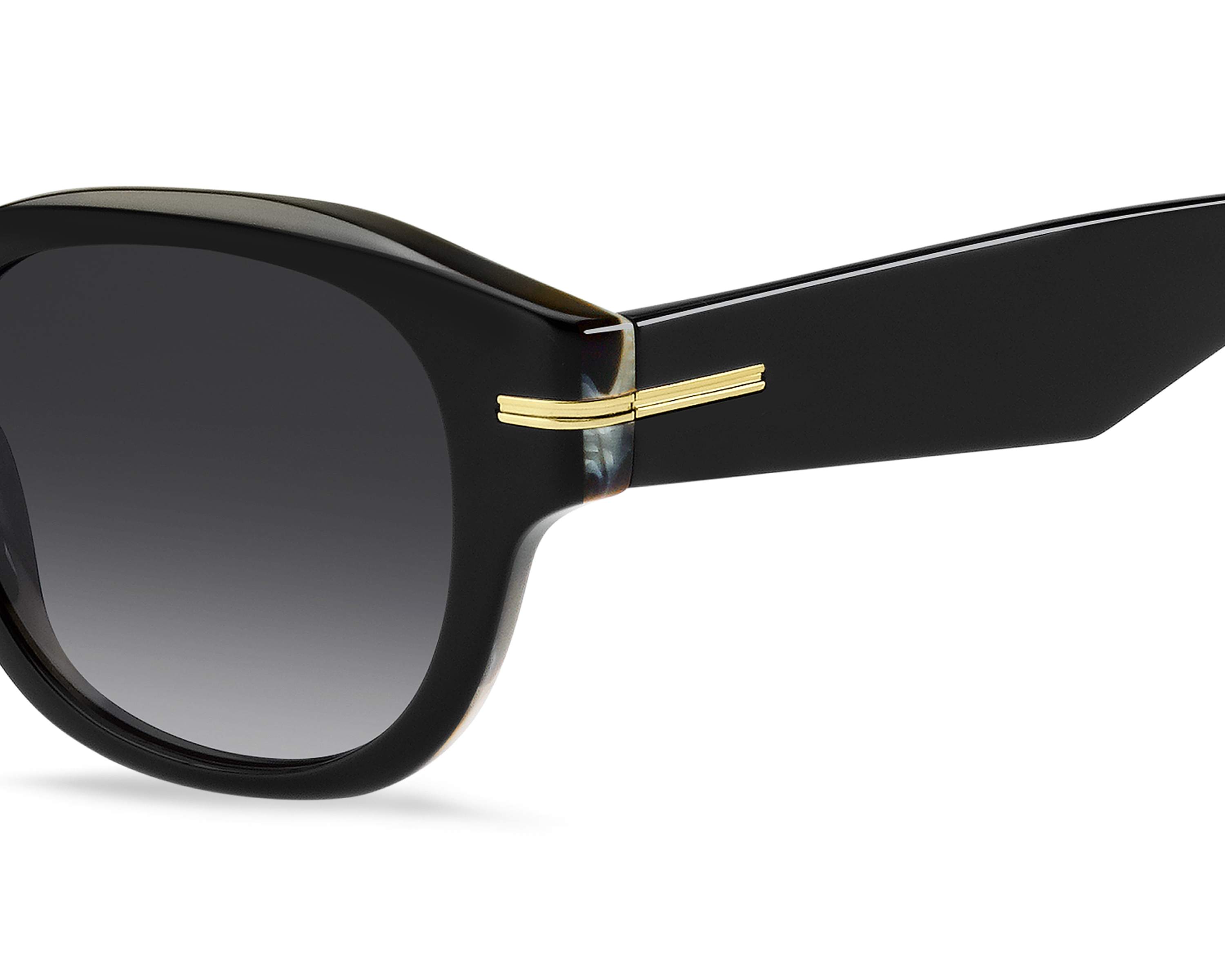 Hugo Boss BOSS-1717-S QF6/1I 48-24 schwarz weiß 360-Grad-Ansicht 2