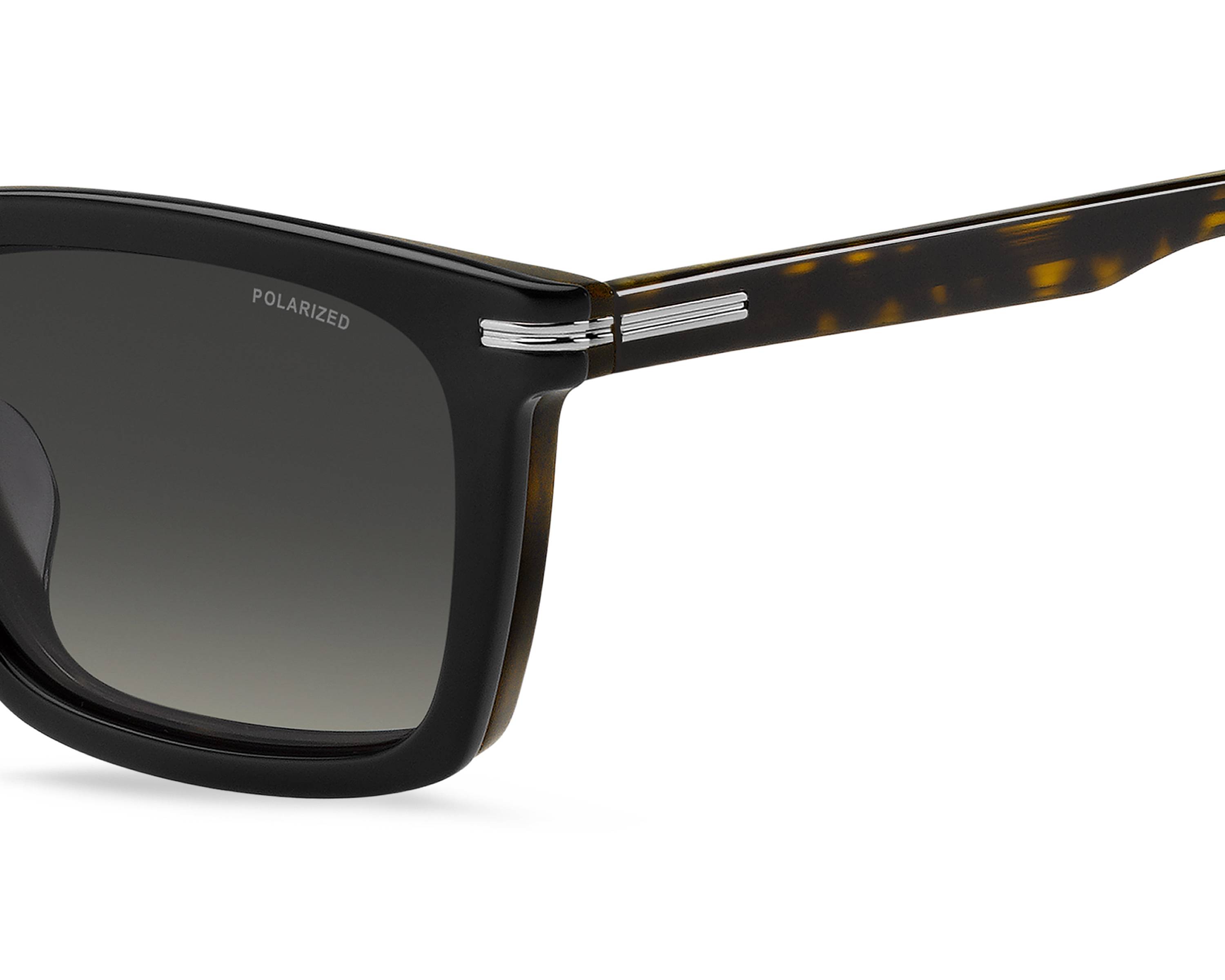 Hugo Boss BOSS-1726-G-CS WR7/LB 55-17 schwarz weiß 360-Grad-Ansicht 1