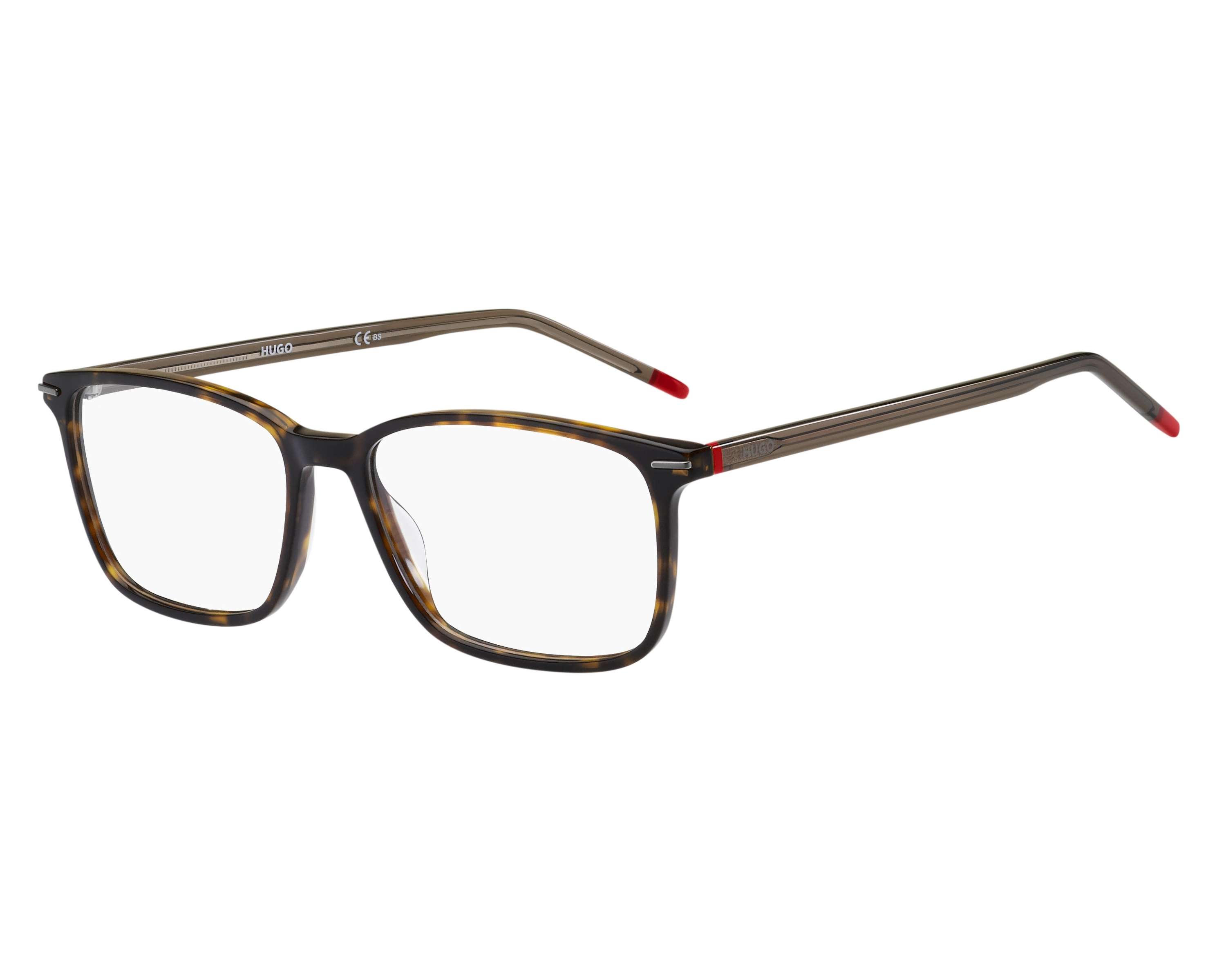 Hugo Boss HG-1172 086 - braun rot Profilansicht