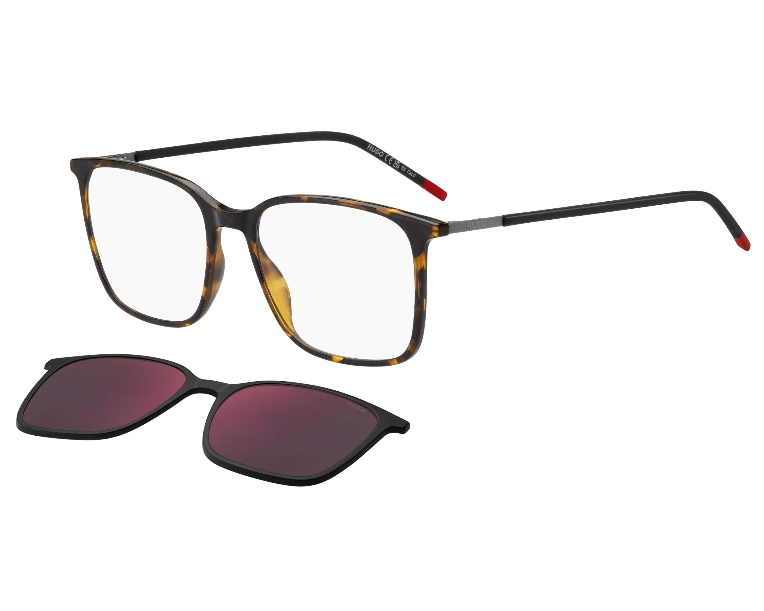 Hugo Boss HG1270-CS 581-AO 53-17 Havana Black 360-Grad-Ansicht 1
