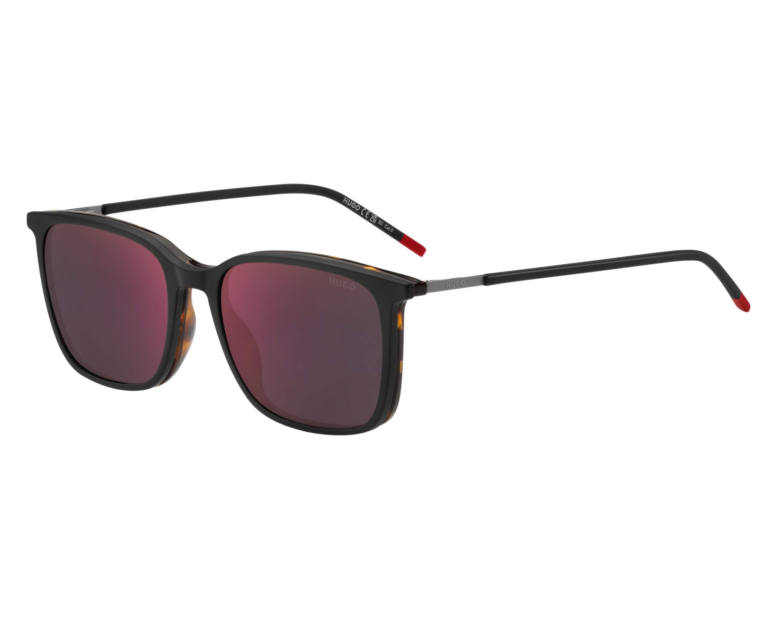 Hugo Boss HG1270-CS 581-AO 53-17 Havana Black 360-Grad-Ansicht 2