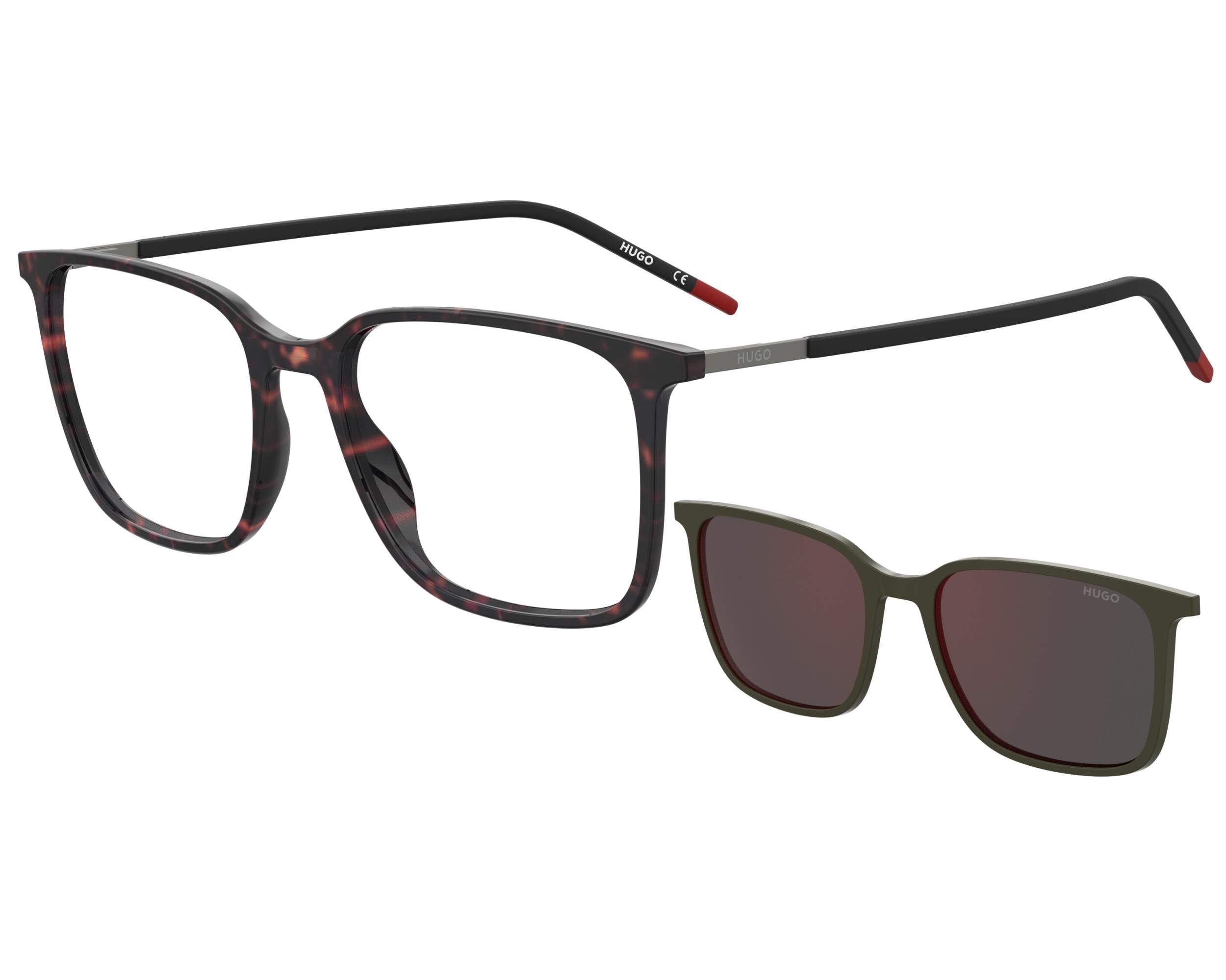 Hugo Boss HG1270-CS 581-AO 53-17 Havana Black 360-Grad-Ansicht 6