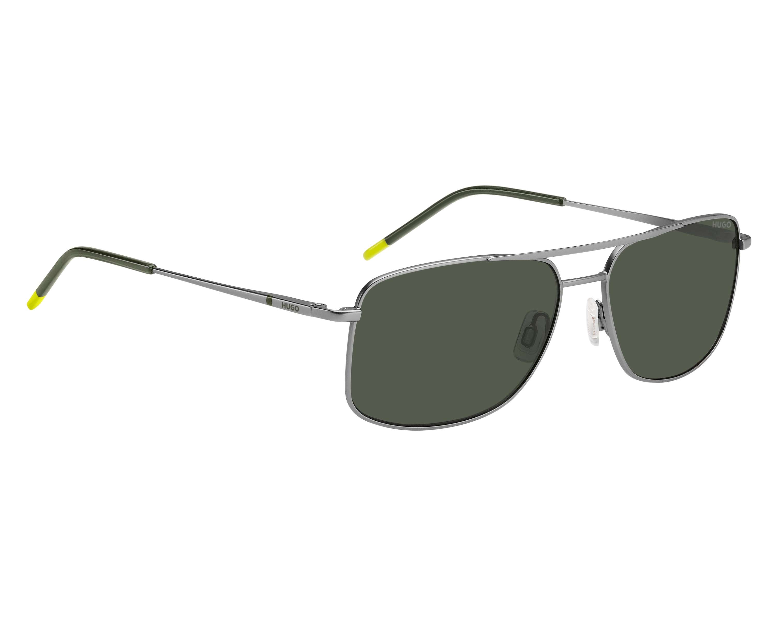 Hugo Boss HG-1287-S SMF/QT - ruthenium grün Vorderansicht