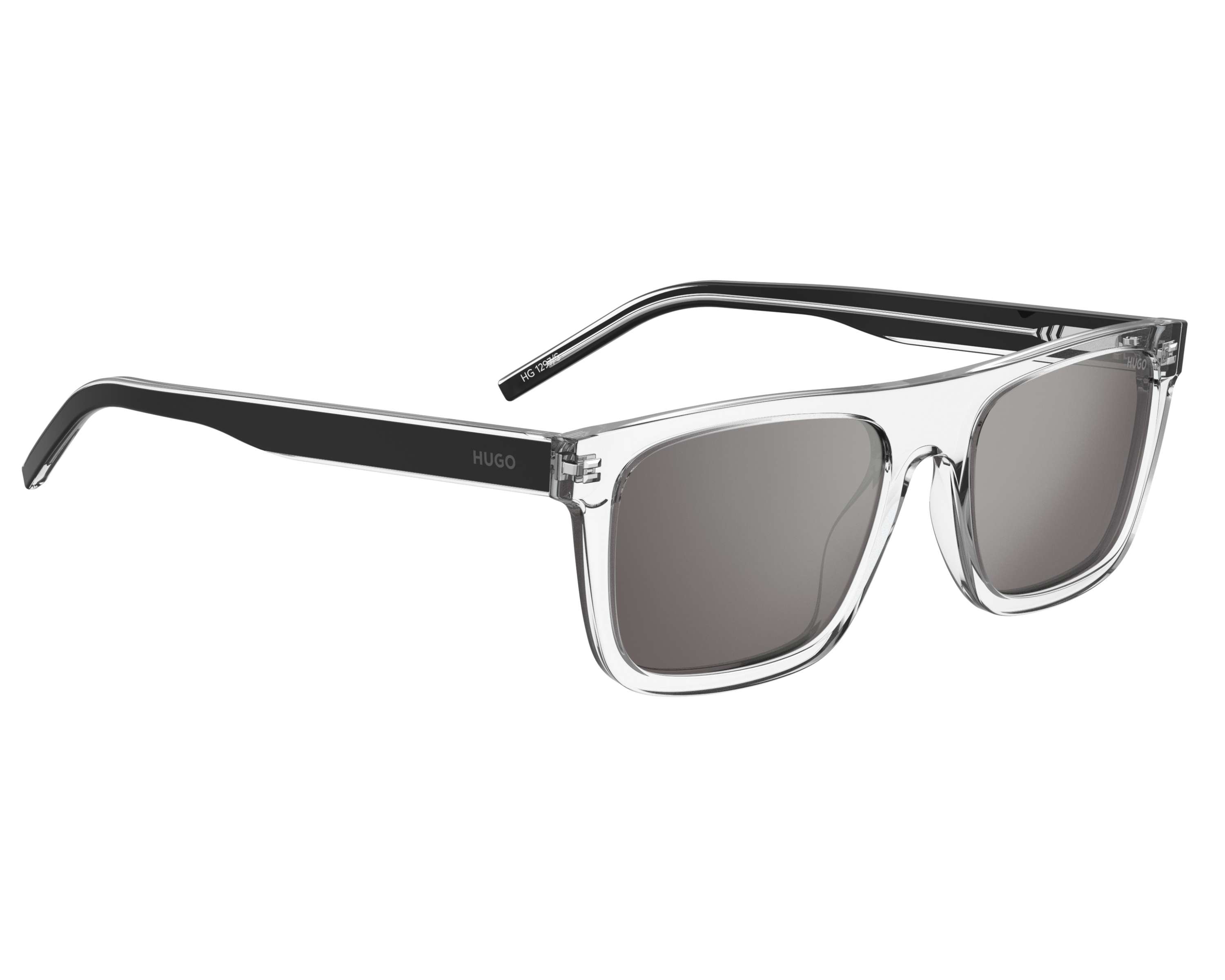 Hugo Boss HG-1297-S MNG/T4 - kristall schwarz 360-Grad-Ansicht 2