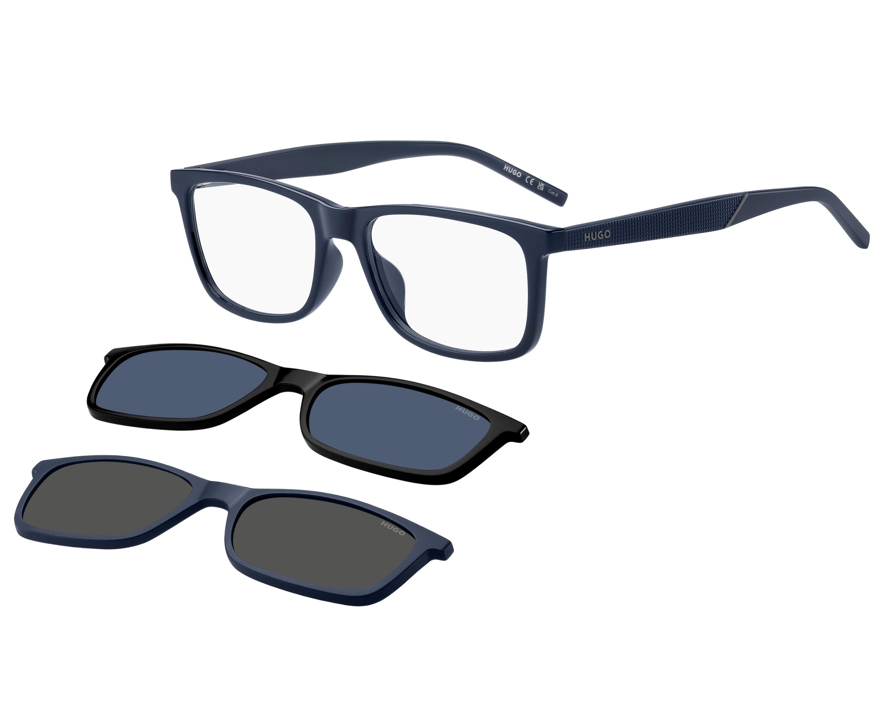 Hugo Boss HG-1329-G-CS2 9N7/99 55-17 Blue Black 360-Grad-Ansicht 8