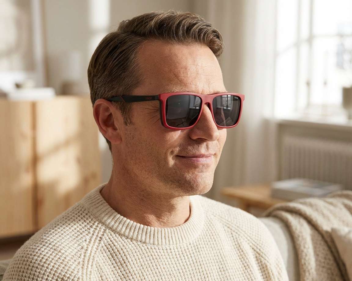 Hugo Boss HG-1331-G-CS2 OIT/99 56-16 schwarz rot 360-Grad-Ansicht 9