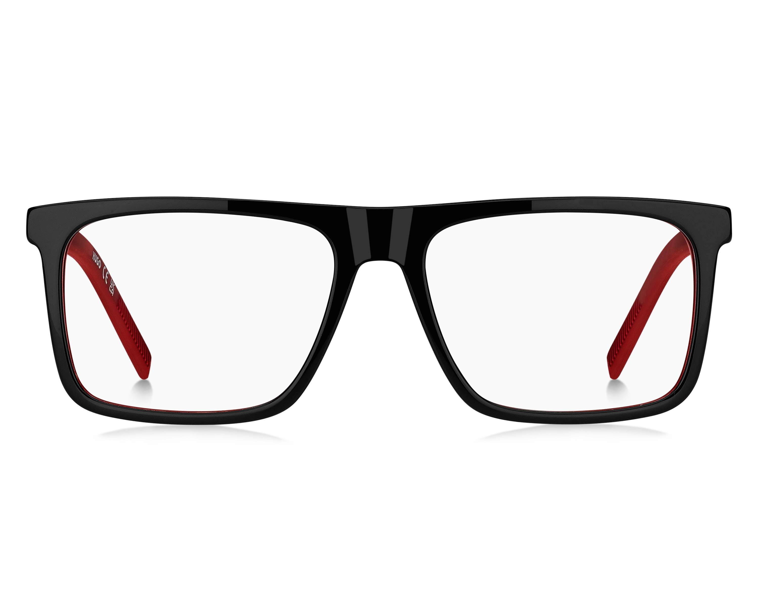 Hugo Boss HG-1339-G 0A4 56-17 rot schwarz 360-Grad-Ansicht 2