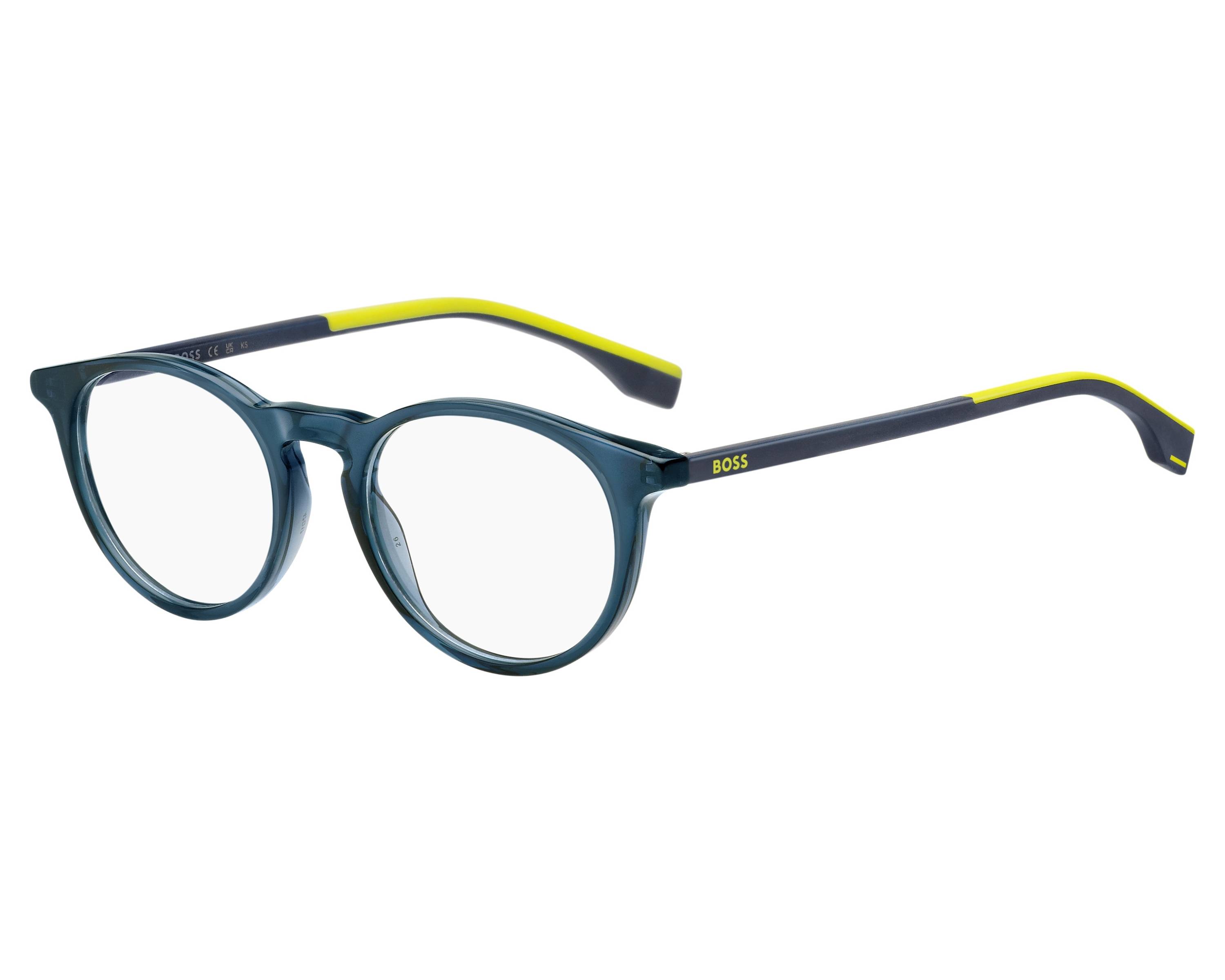 Hugo Boss BOSS-1545 DCD 47-17 blau gelbfarben Profilansicht