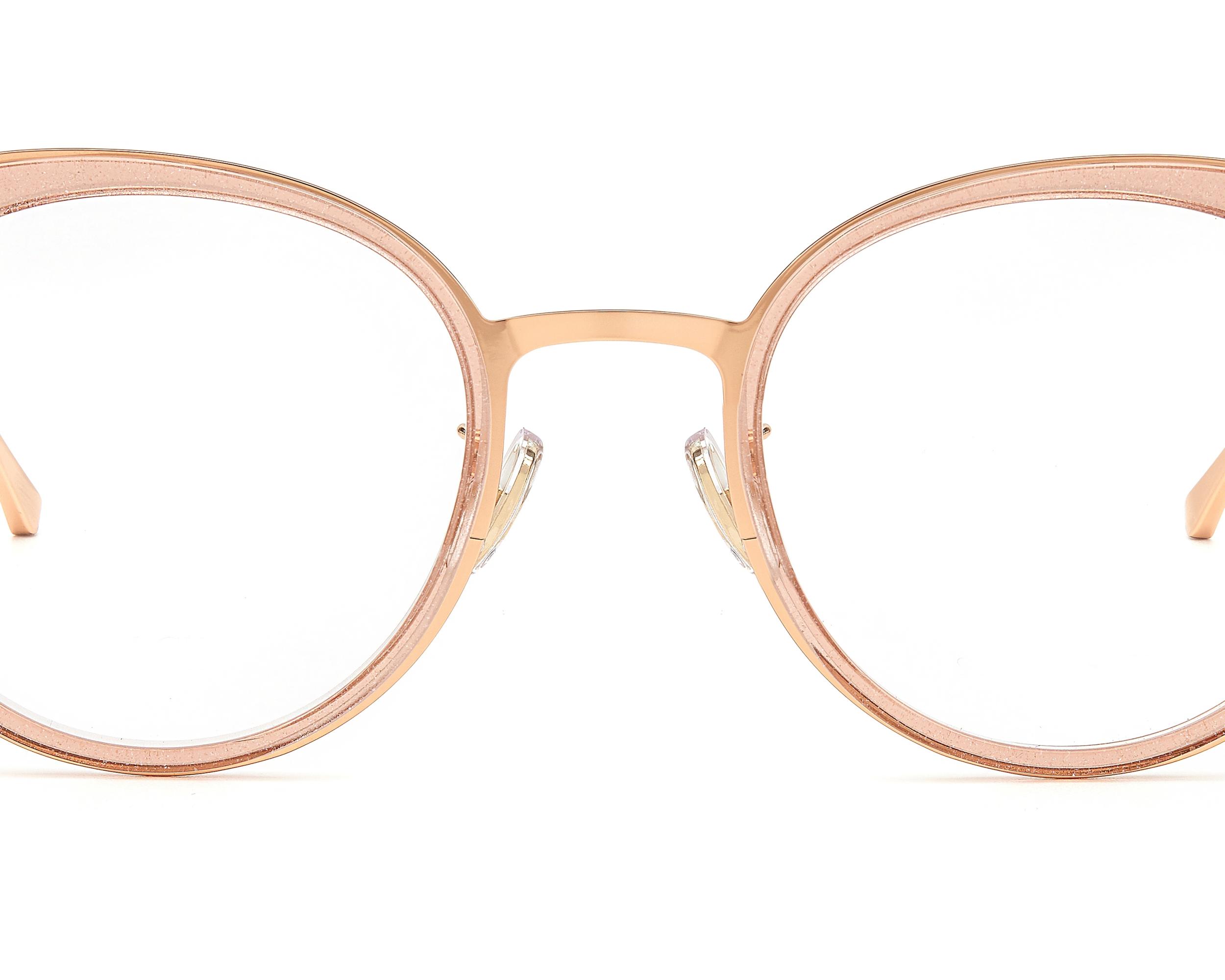 Jimmy choo glasses frames rose gold Clearance