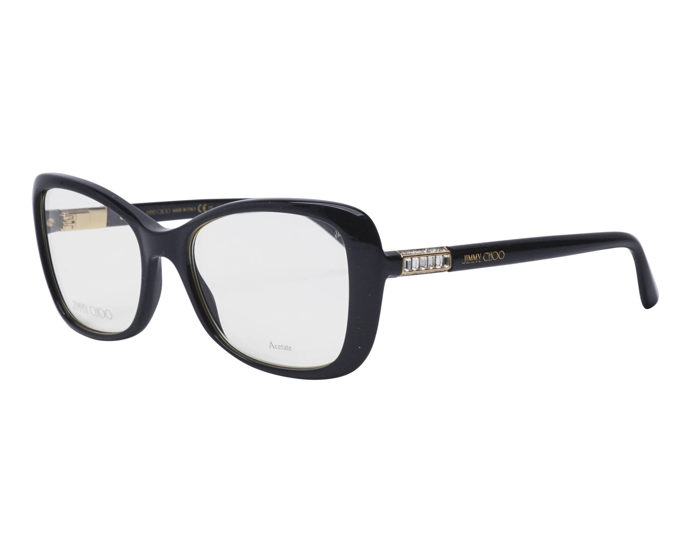 Jimmy Choo JC-284 807 53-17 schwarz  Profilansicht