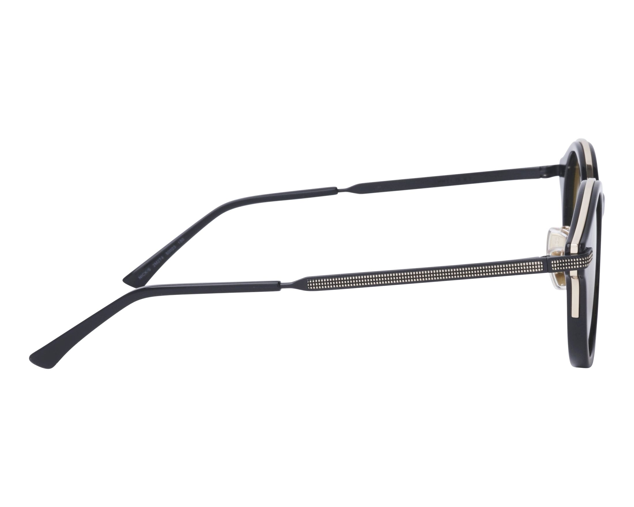 Jimmy Choo NICK-S 2M2/T4 50-23 schwarz gold Seitenansicht