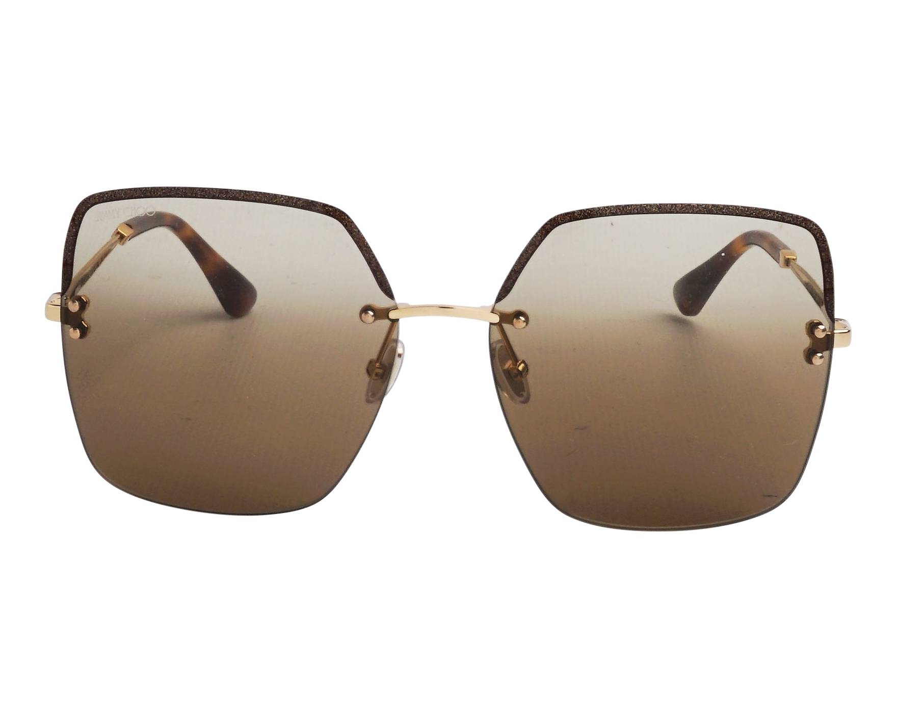 Jimmy Choo TAVI-S 01Q-HA 60-15 braun gold Vorderansicht