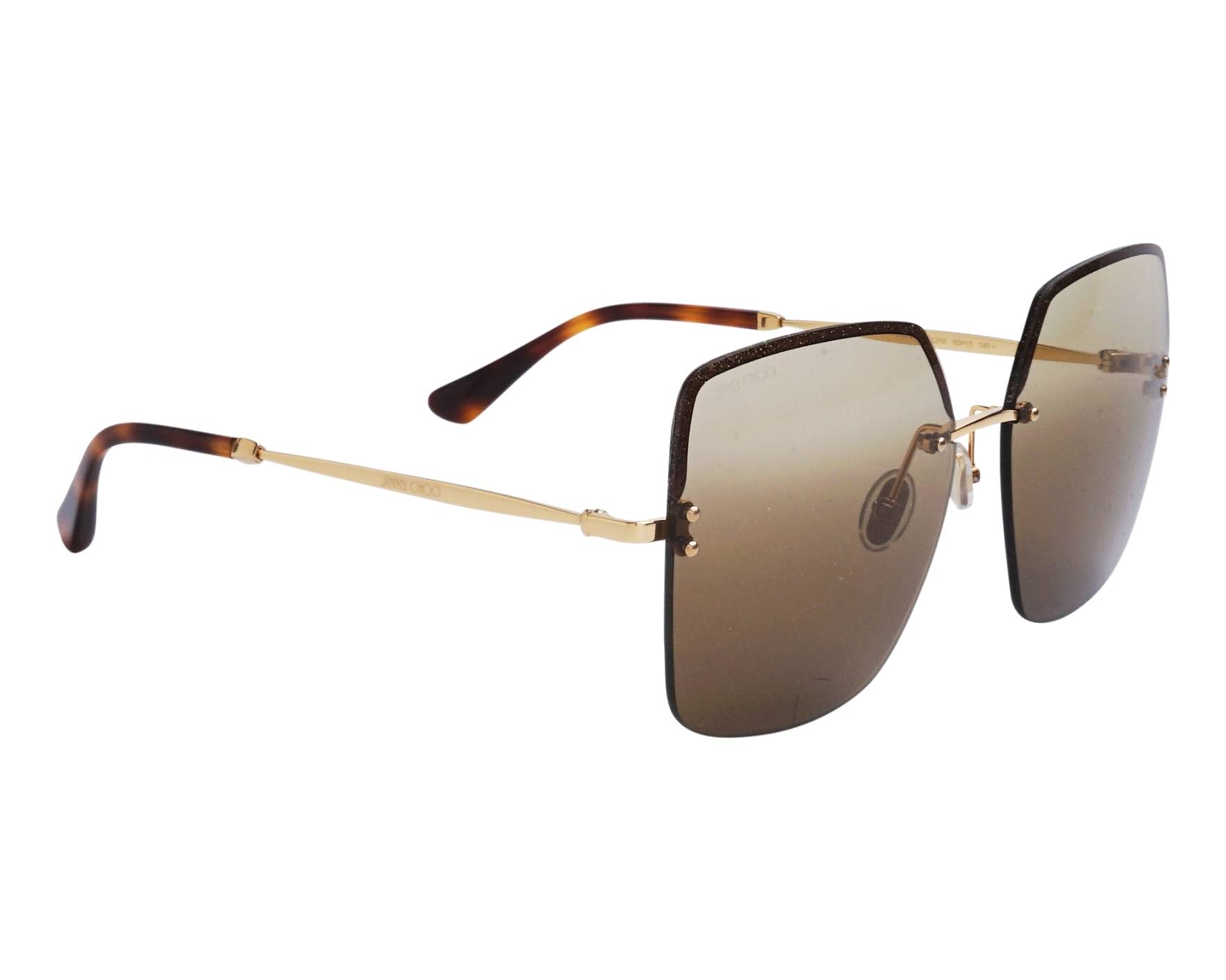 Jimmy Choo TAVI-S 01Q-HA 60-15 braun gold Seitenansicht