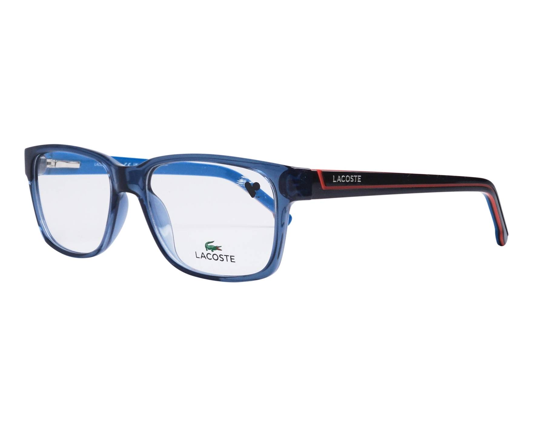 Lacoste L2692 421 54-17 Bleu Noir Profilansicht