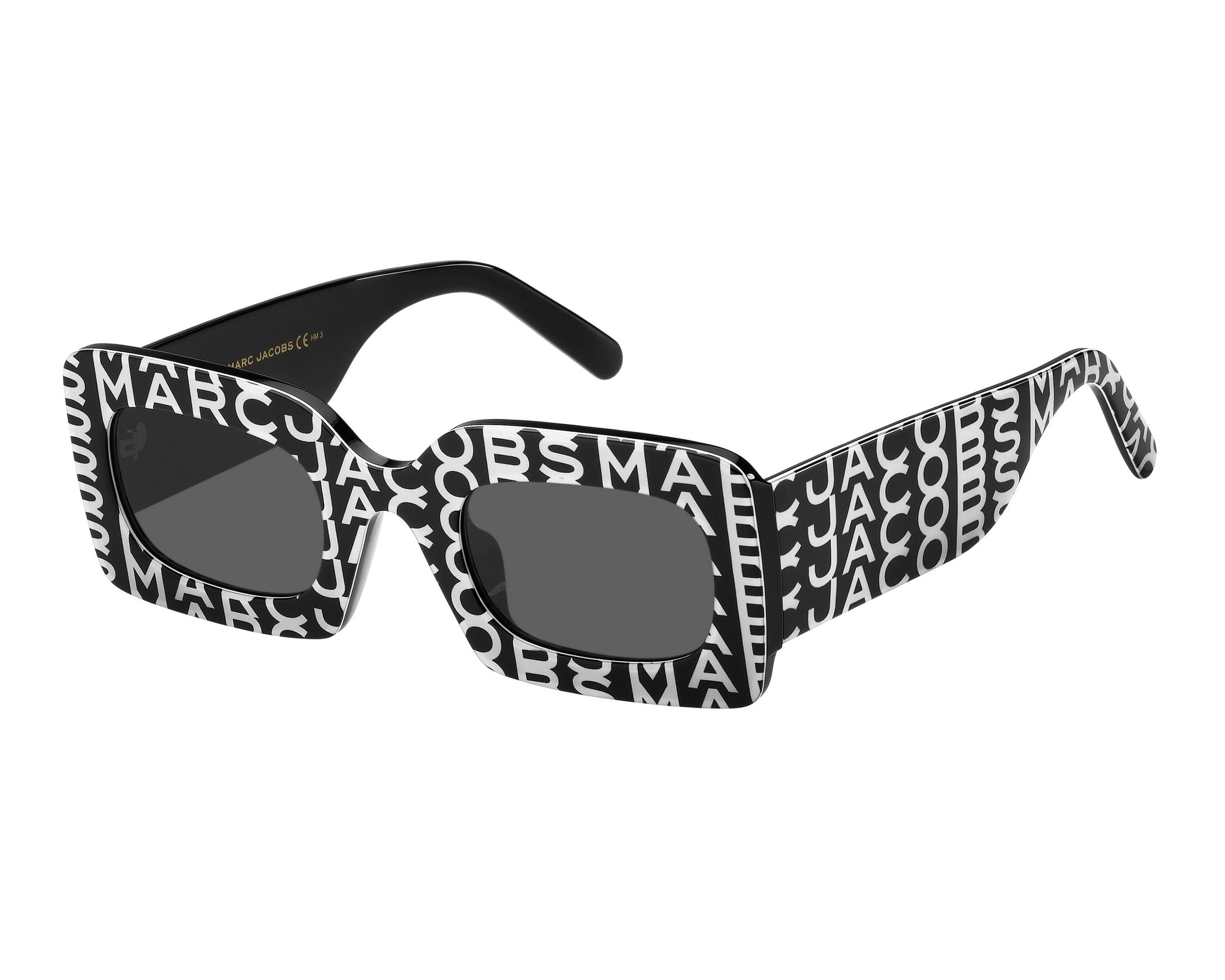 Marc Jacobs MARC-488-N-S 03K/IR - schwarz weiß Profilansicht