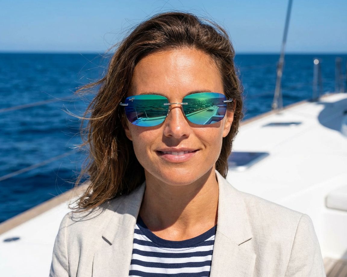 Maui Jim MJ334 GM334-17M 60-18 silber  andere Ansicht