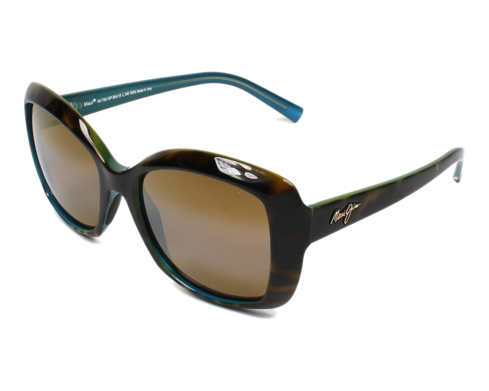 Maui Jim H-735 10P 56-19 Havana Blue Profilansicht