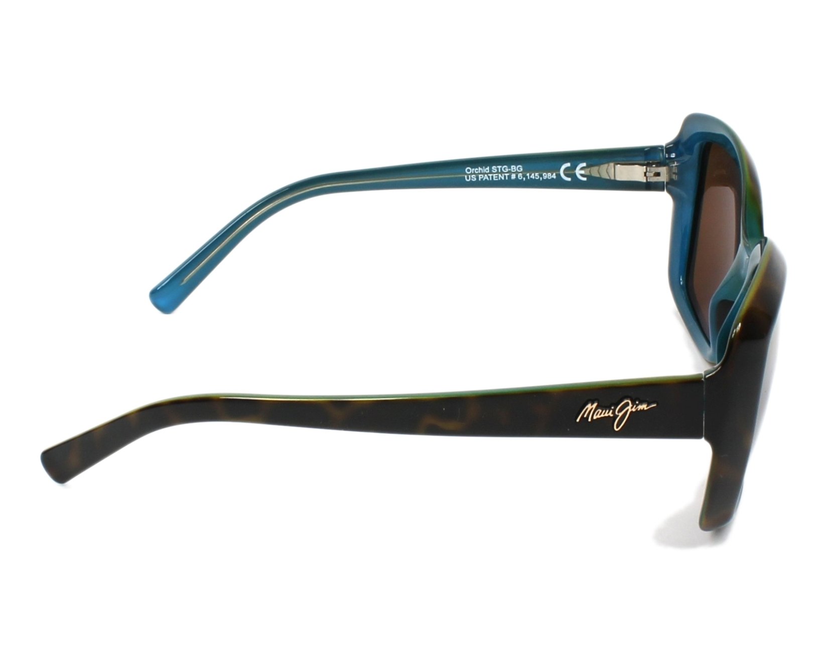 Maui Jim H-735 10P 56-19 Havana Blue Seitenansicht