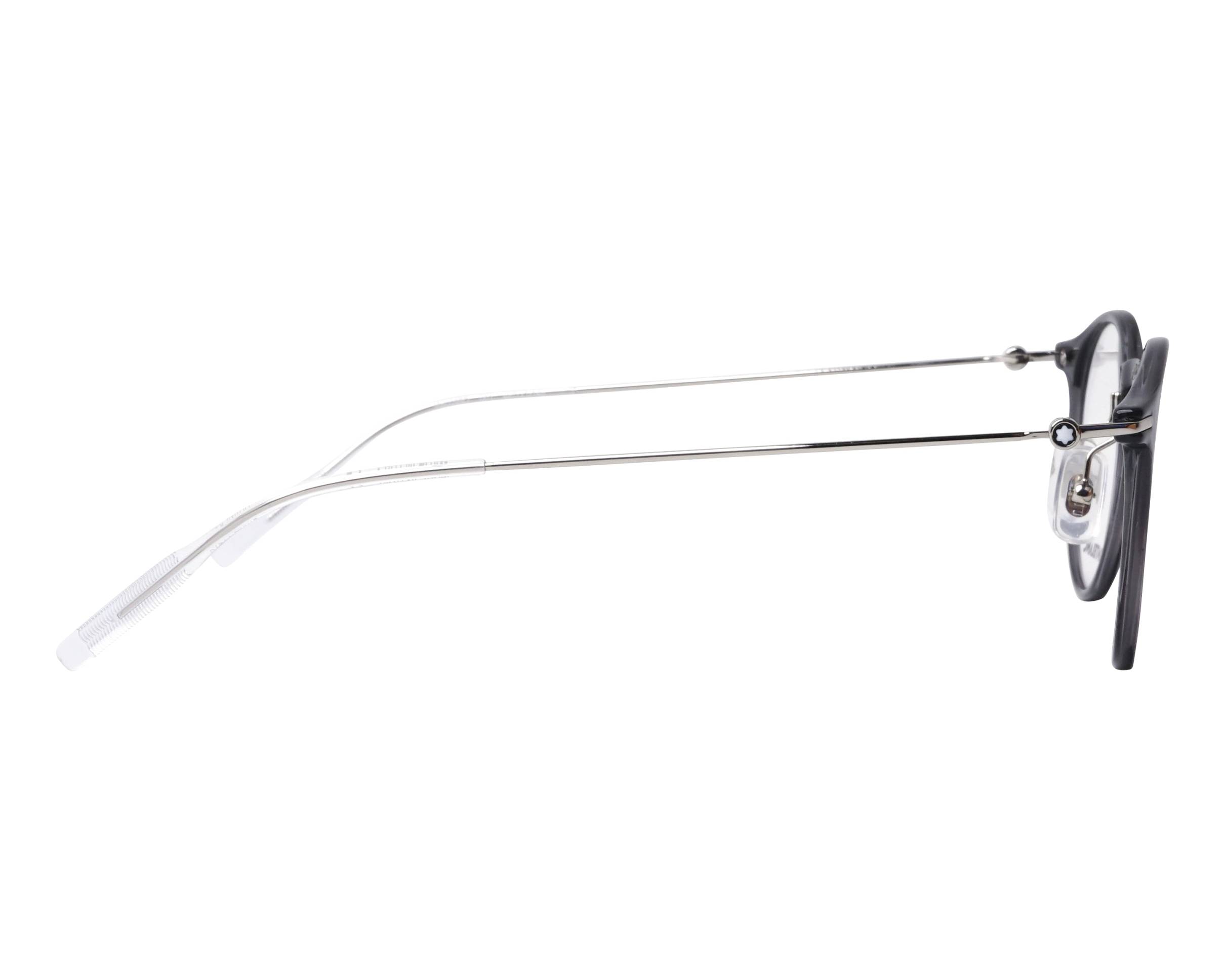 Mont Blanc MB-0099-O 001 48-21 grau silber Seitenansicht