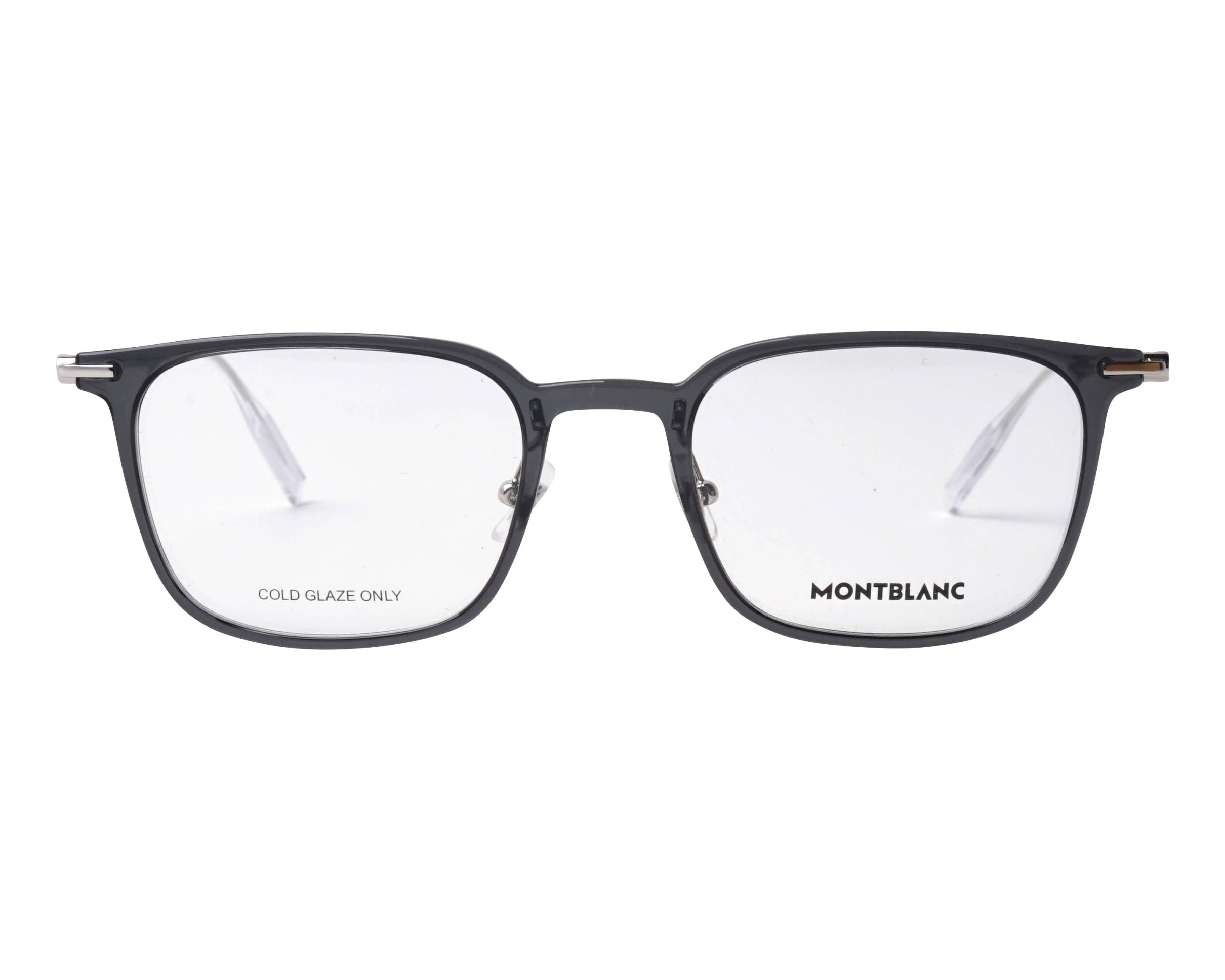 Mont Blanc MB-0100-O 001 52-21 Grey Silver Vorderansicht
