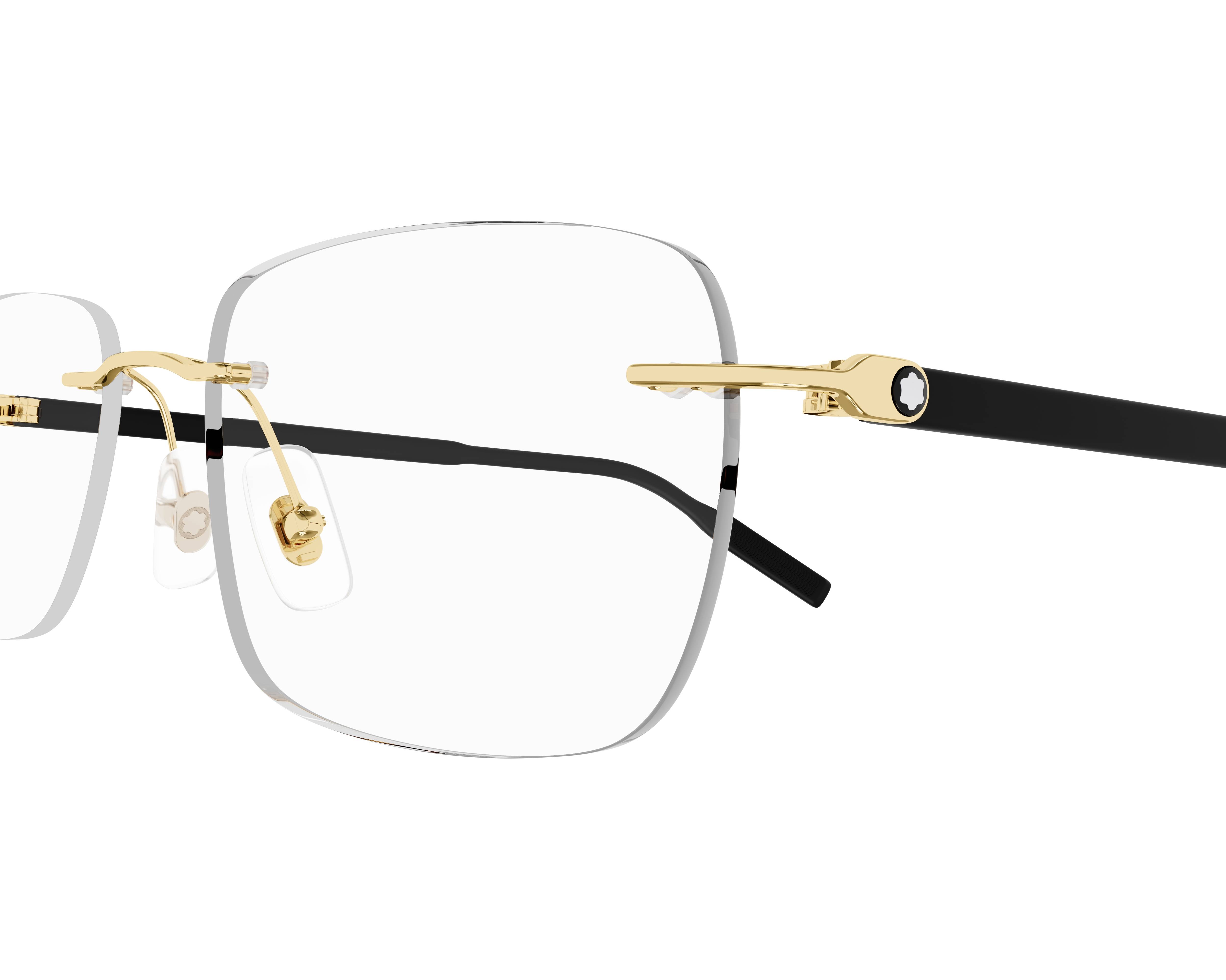 Mont Blanc MB0221O 015 55-20 gold  Seitenansicht