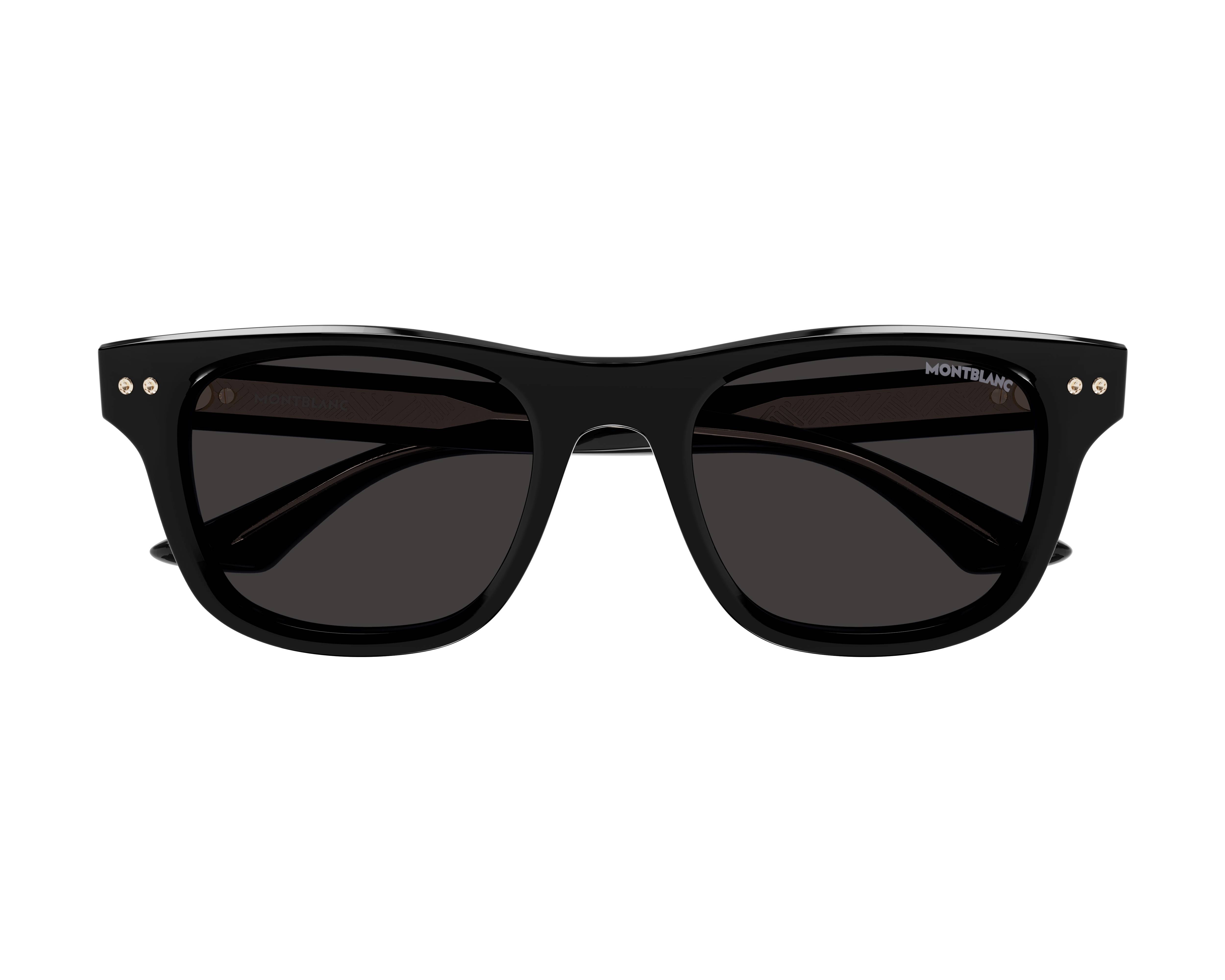 Mont Blanc MB0254S 001 - schwarz  Vorderansicht