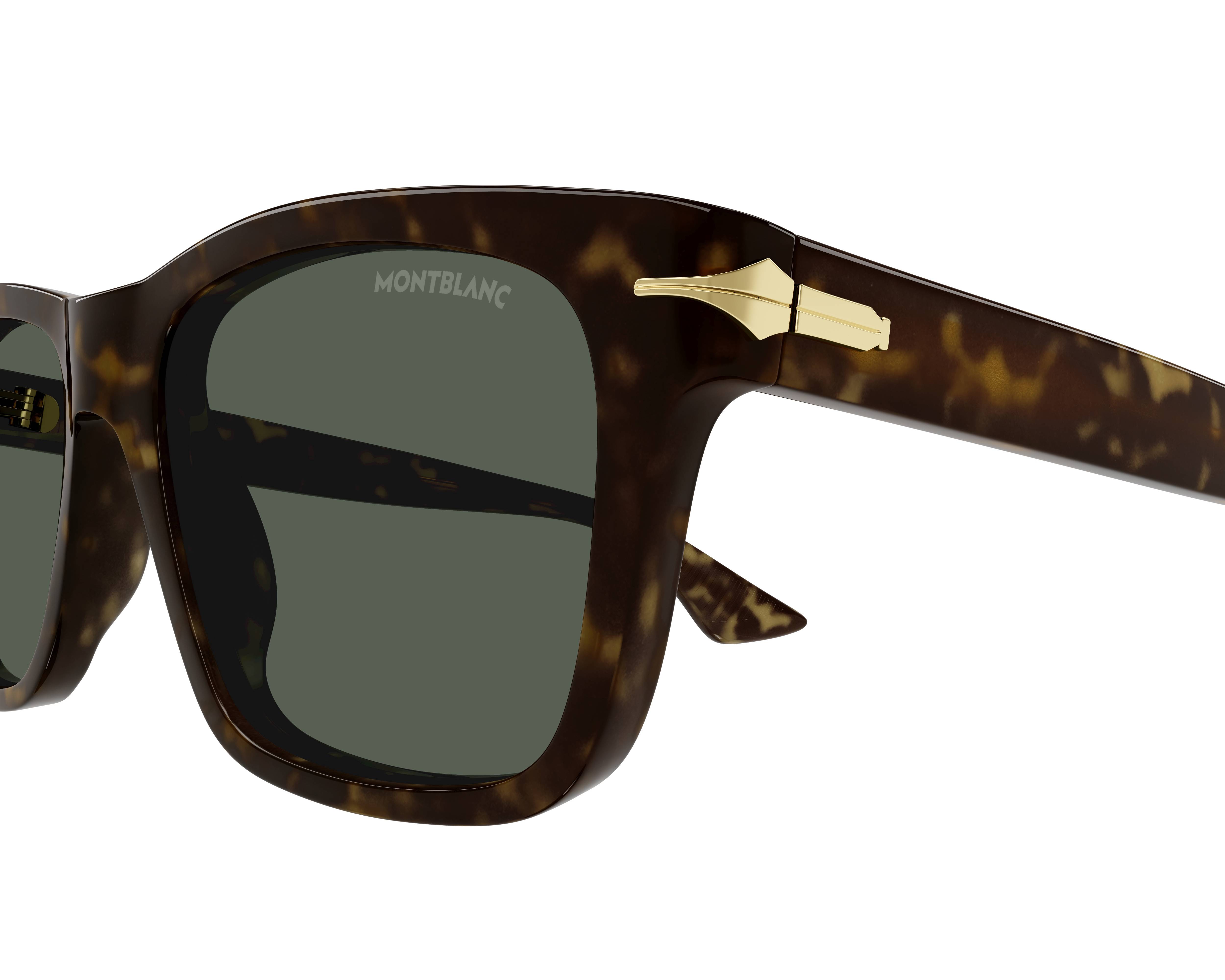 Mont Blanc MB0263S 002 - havana  Seitenansicht