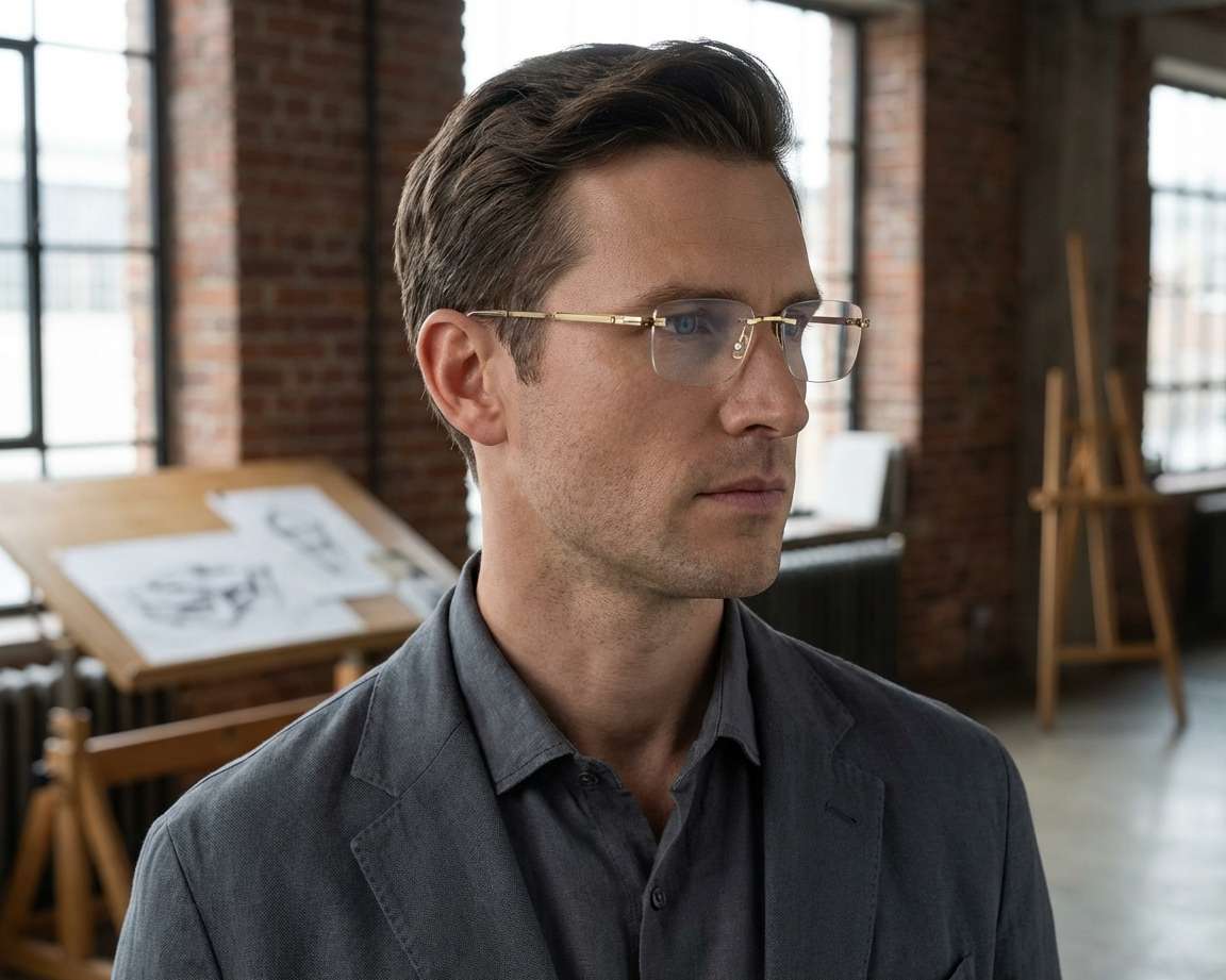 Mont Blanc MB0279O 002 54-20 Gold  andere Ansicht