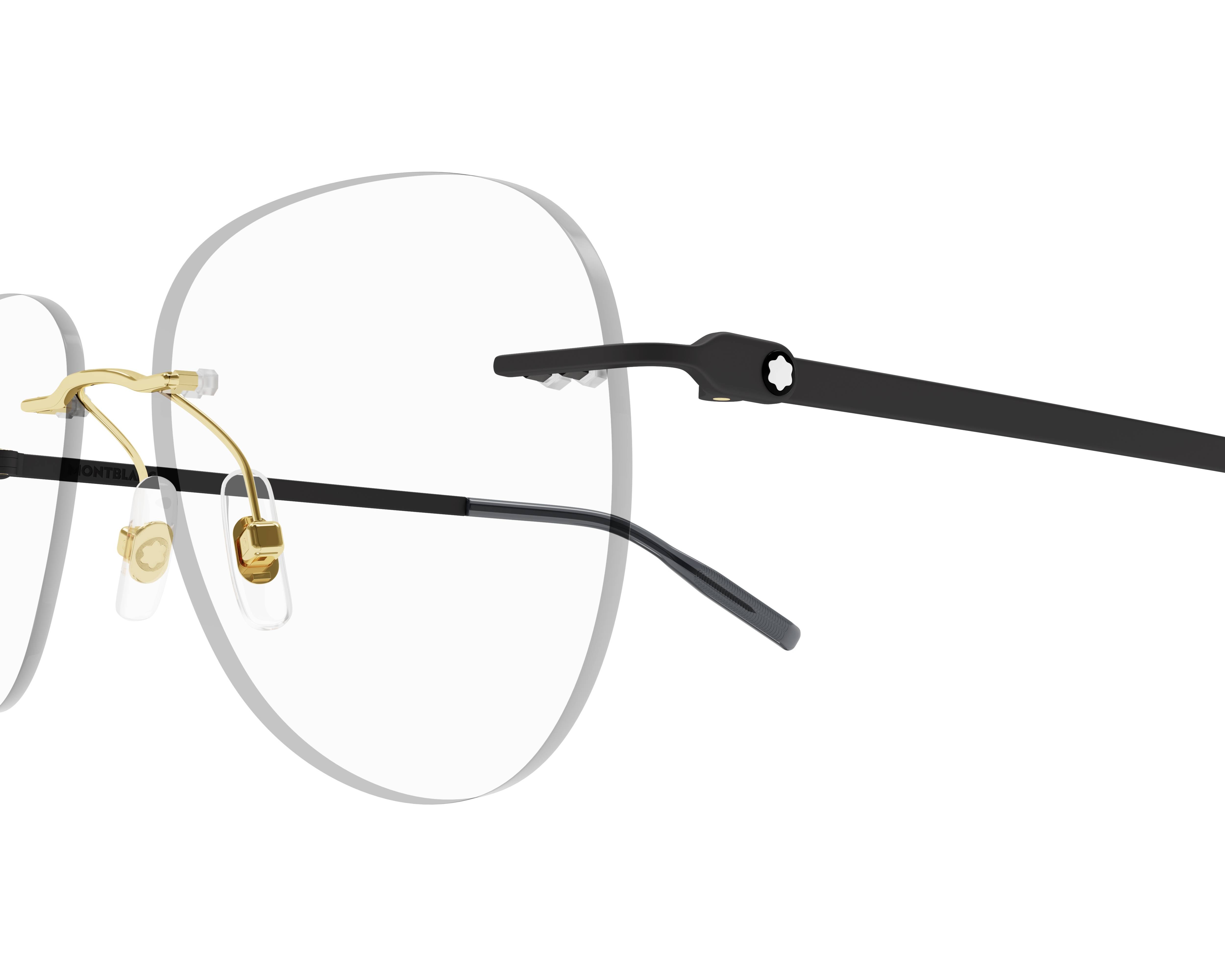 Mont Blanc MB0283O 001 55-19 gold  Seitenansicht