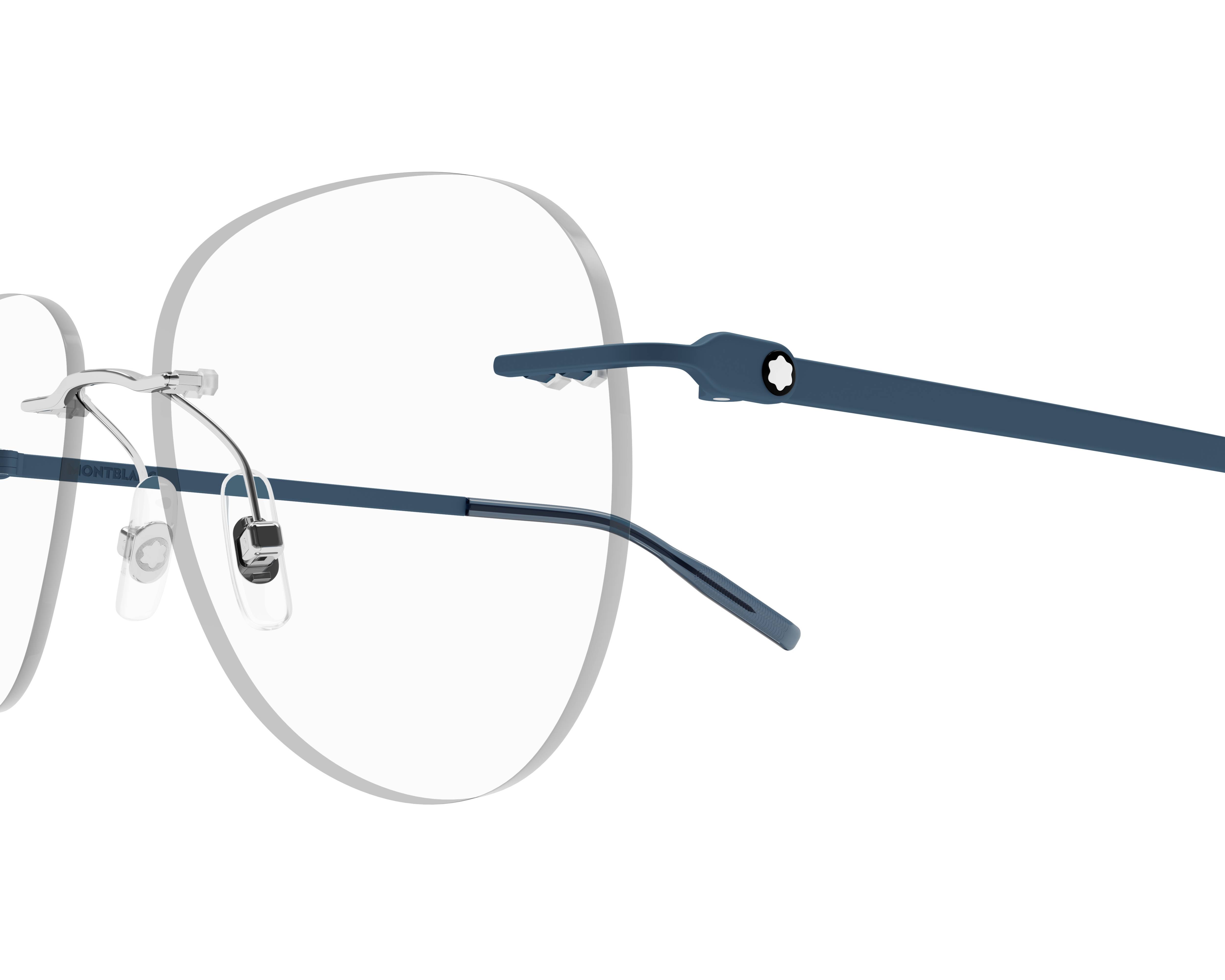 Mont Blanc MB0283O 002 55-19 silber  Seitenansicht
