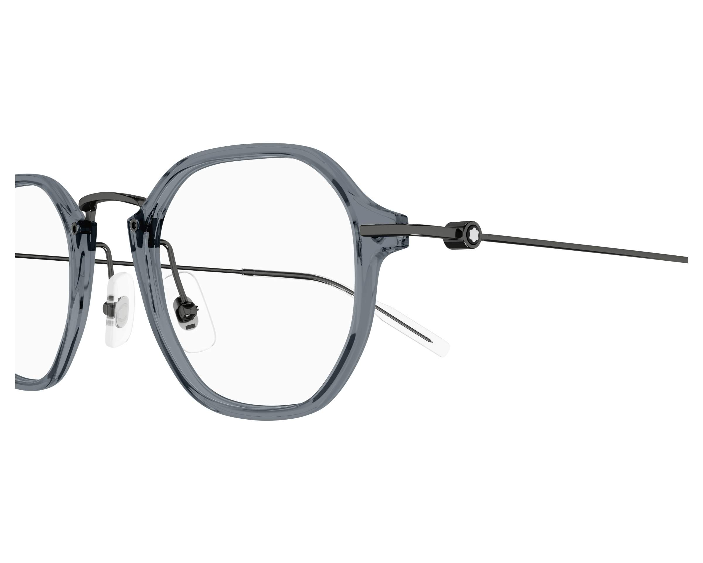 Mont Blanc MB0296O 003 50-23 Grey  Seitenansicht