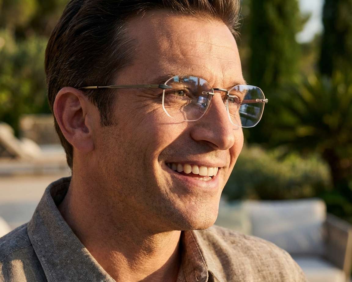 Mont Blanc MB0307O 002 54-20 ruthenium  andere Ansicht