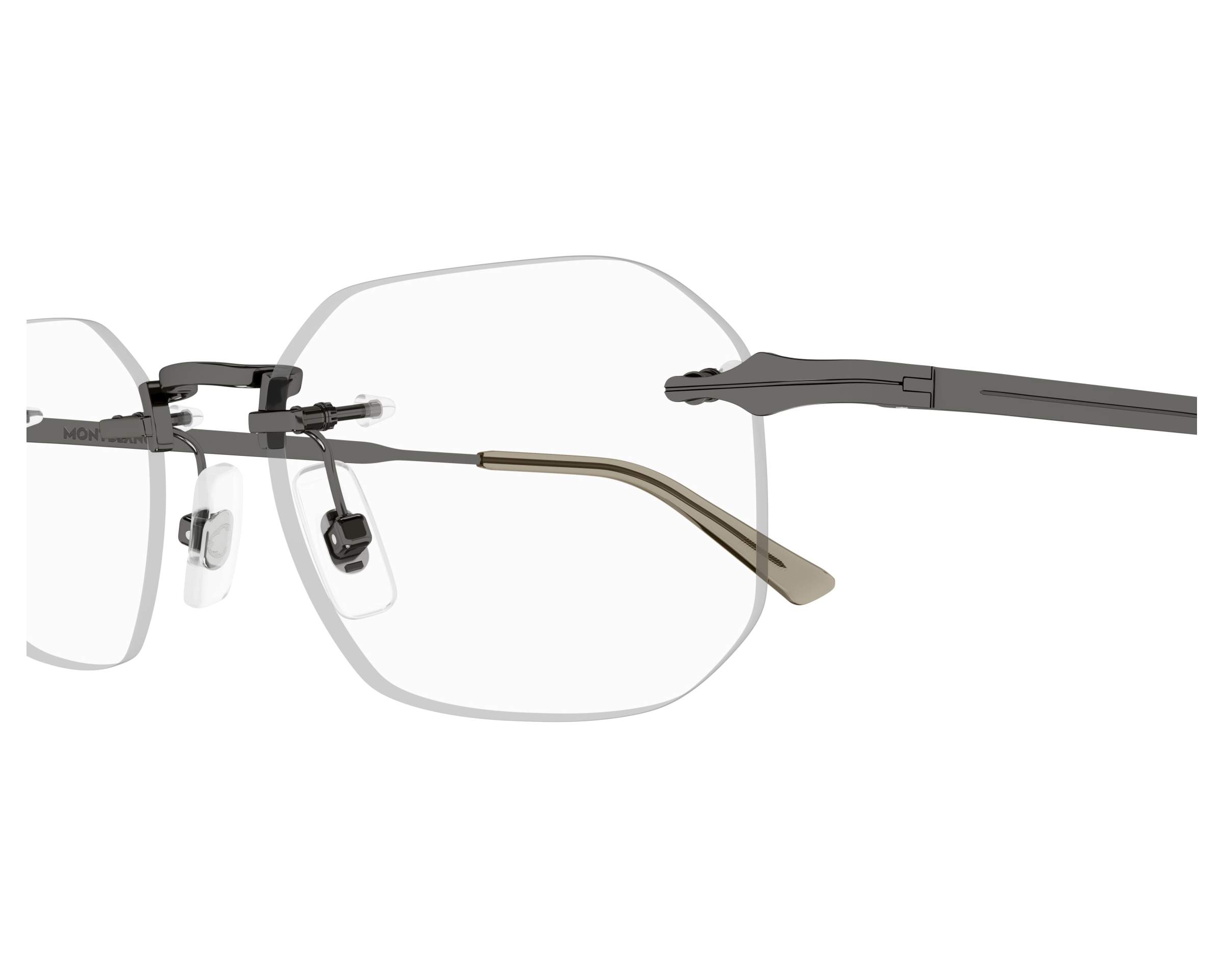 Mont Blanc MB0307O 002 54-20 ruthenium  Seitenansicht