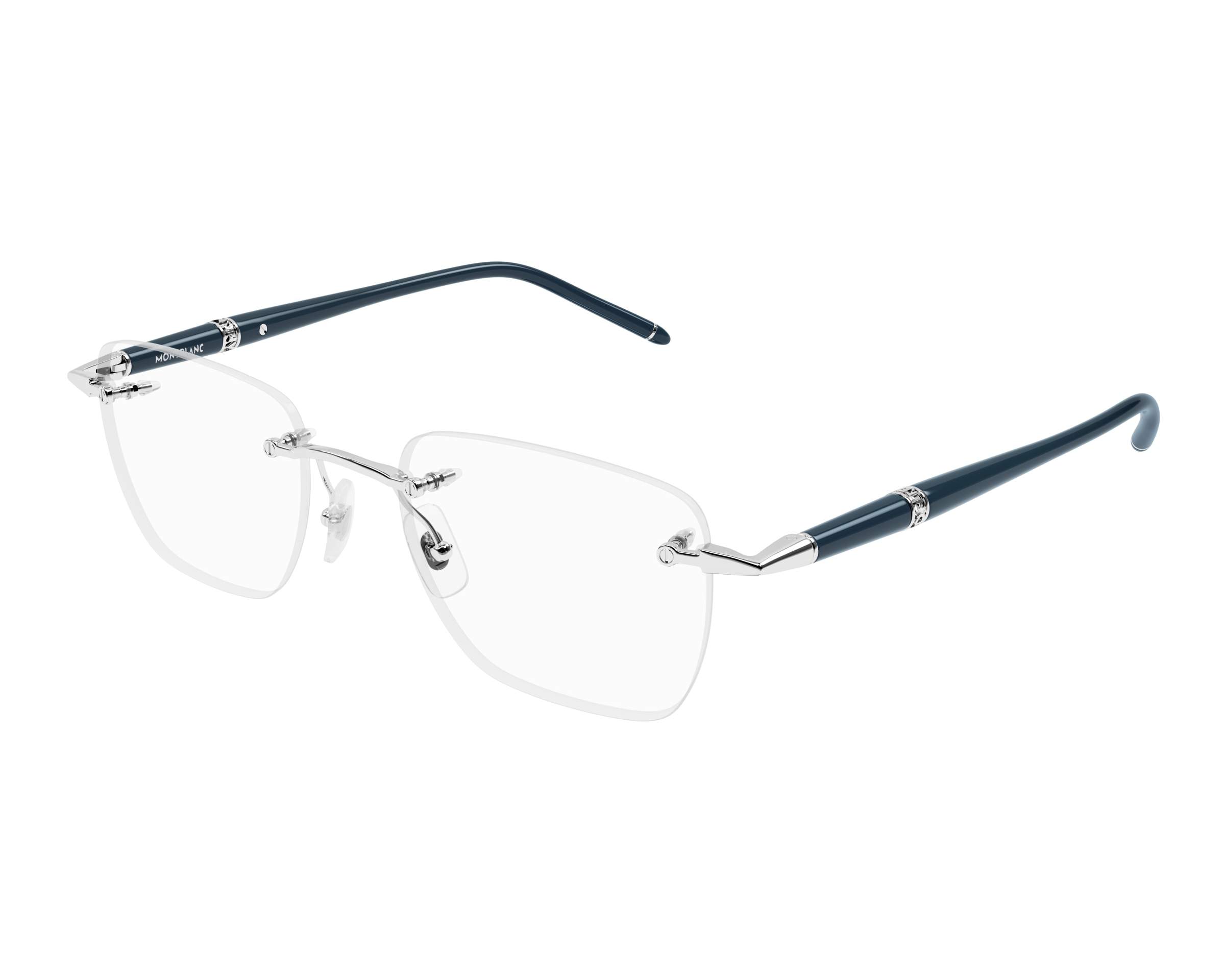 Mont Blanc MB0346O 002 53-20 Argent  360-Grad-Ansicht 1