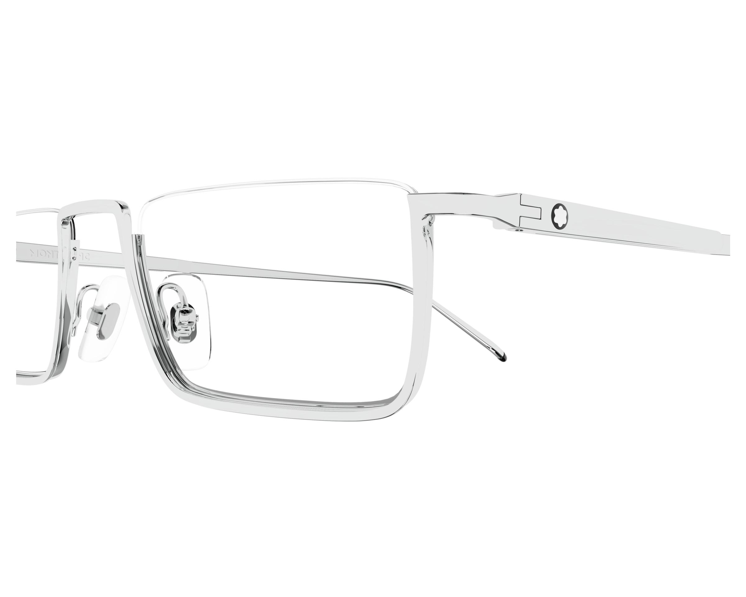 Mont Blanc MB0370O 002 52-20 silber  Vorderansicht