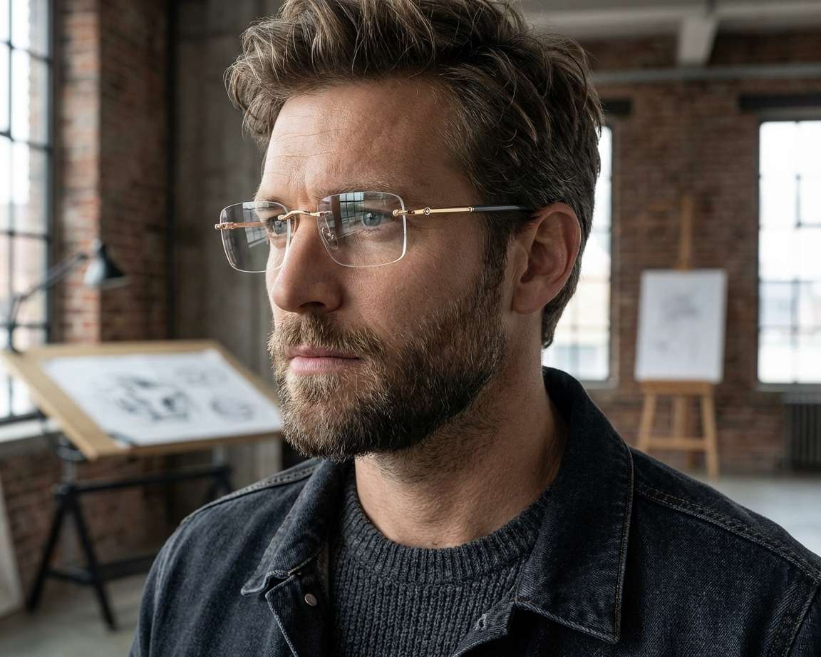 Mont Blanc MB0444O 004 54-20 gold  andere Ansicht