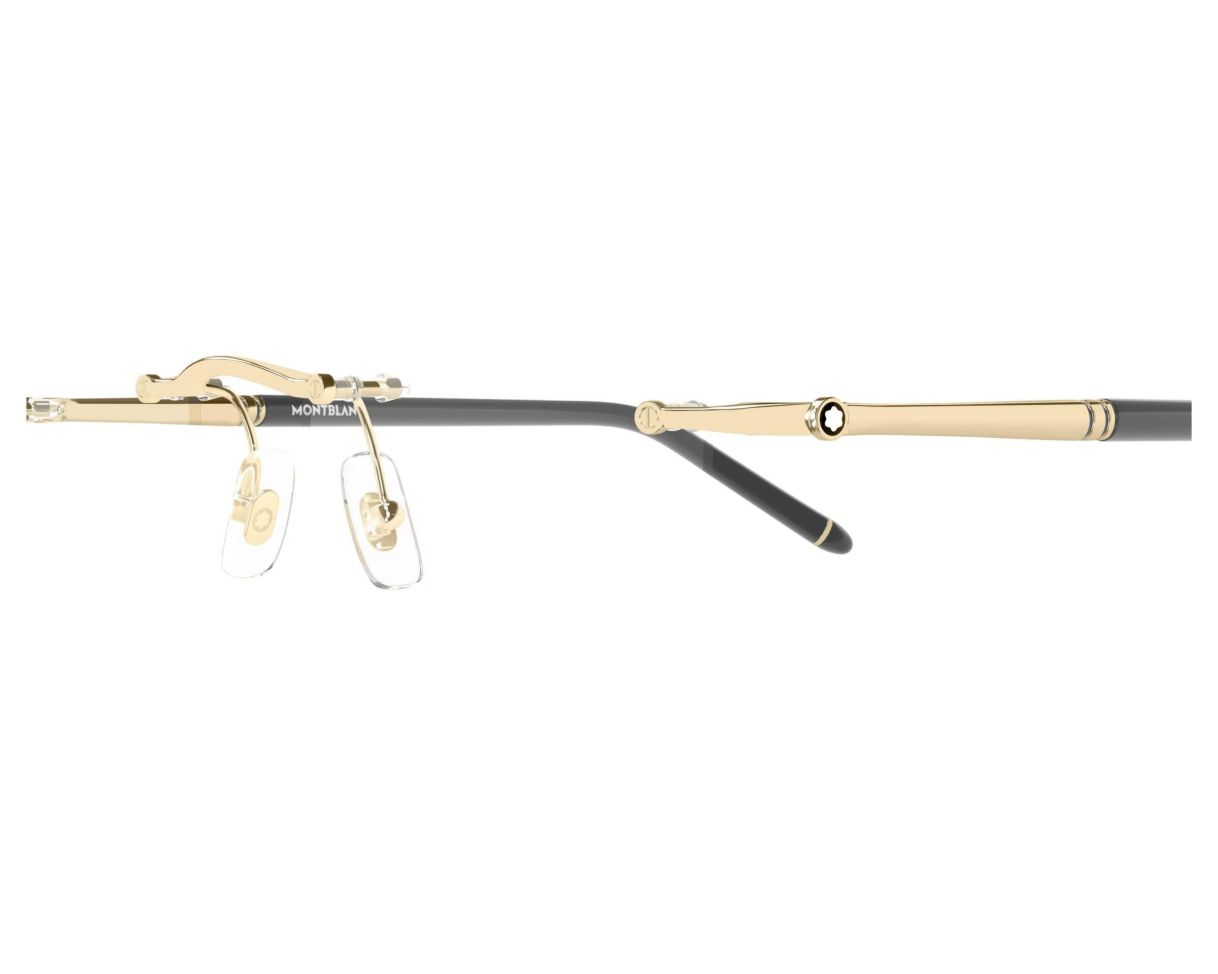 Mont Blanc MB0444O 004 54-20 gold  Vorderansicht